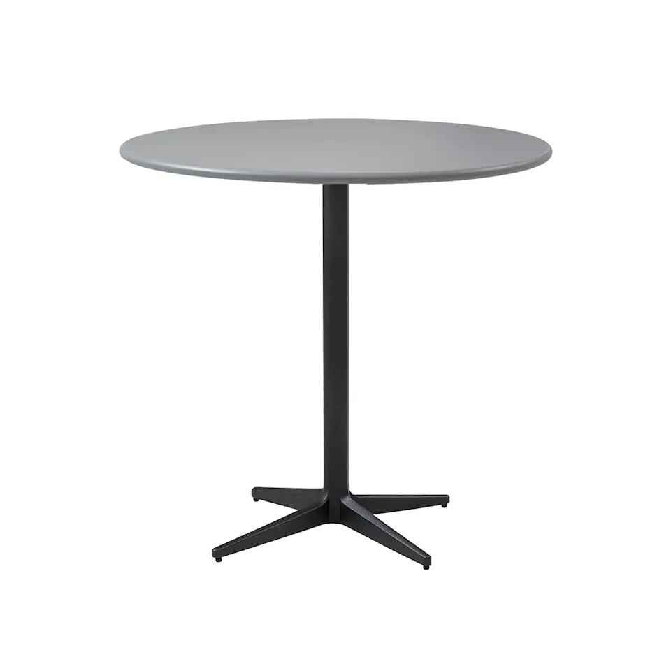 Drop cafe table dia. 80 cm Lava Grey