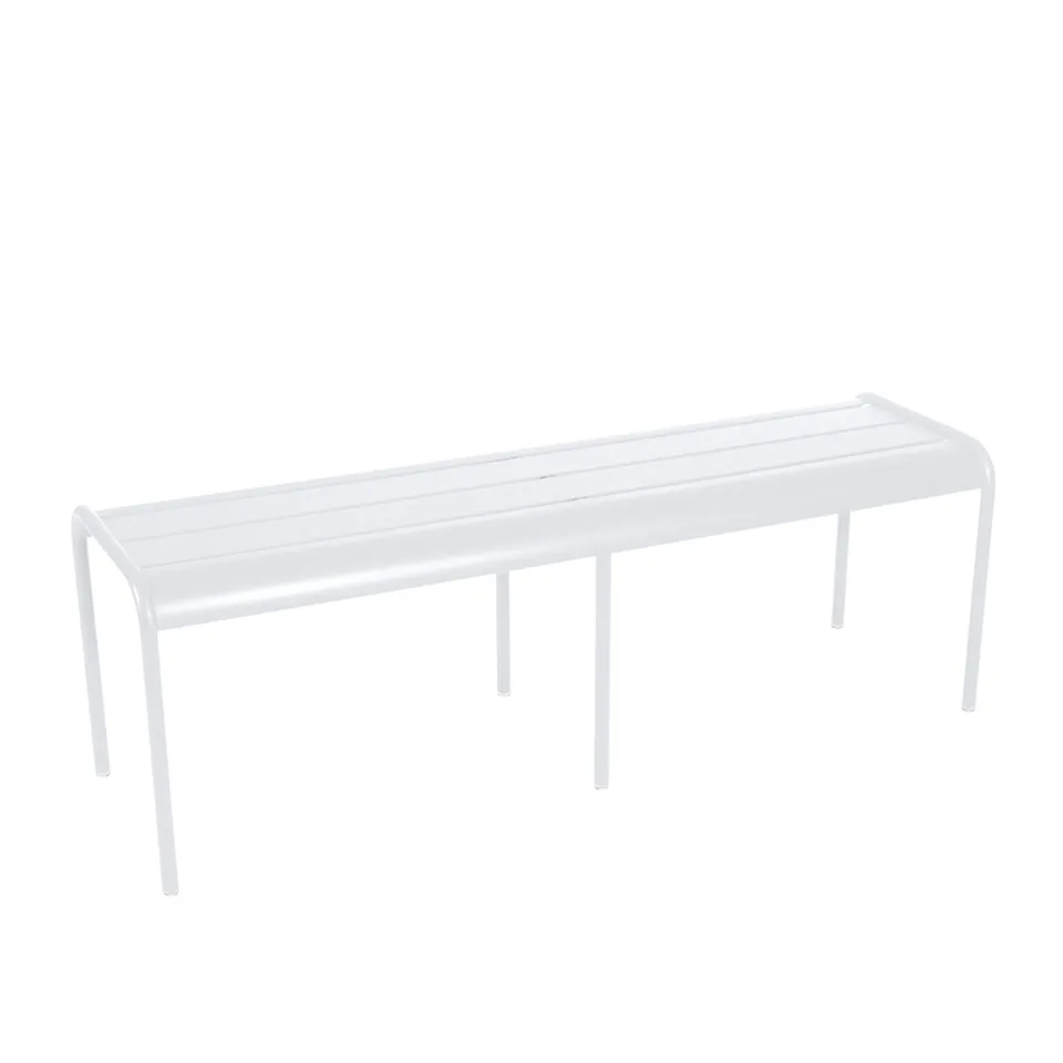 Luxembourg 3/4 Seater Bench, Cotton White