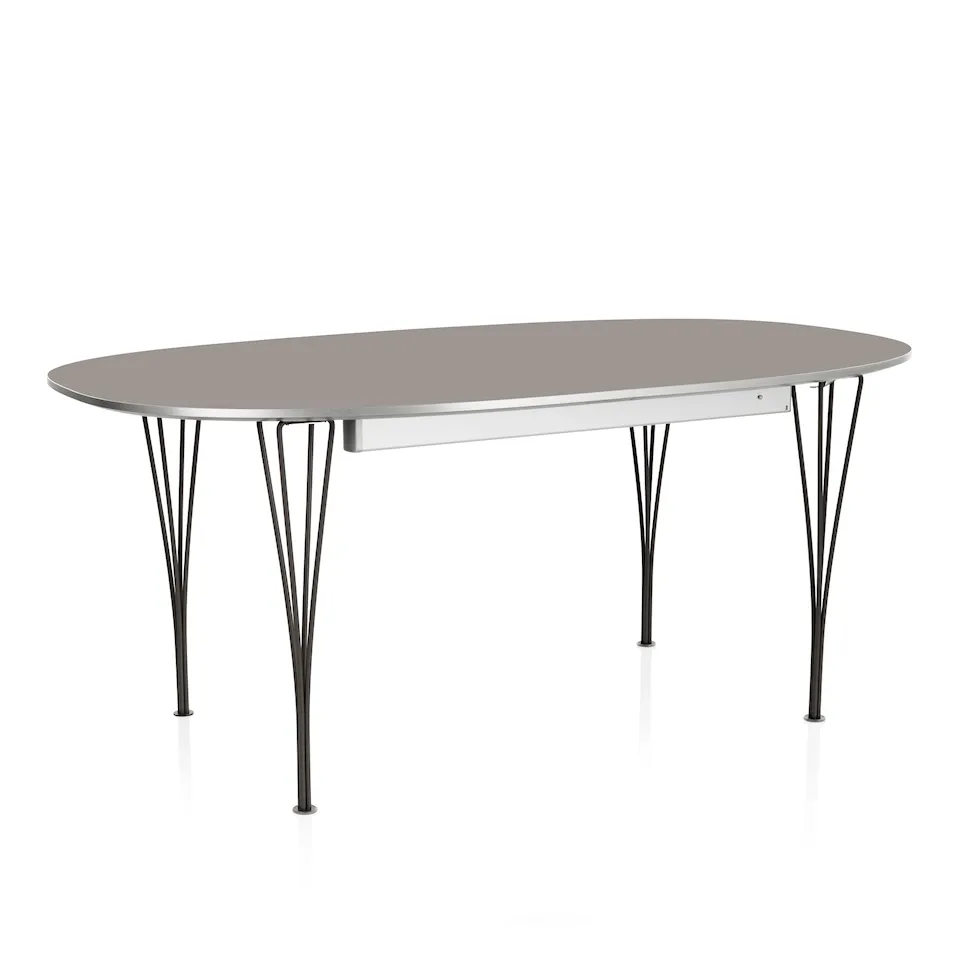 B619 Superellipse jatkettava ruokapöytä 180–300 x 120 cm