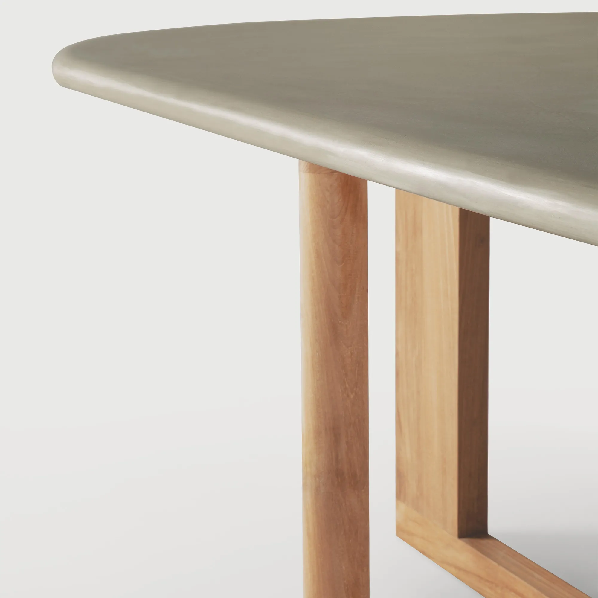 Trestle Outdoor Dining Table - 5