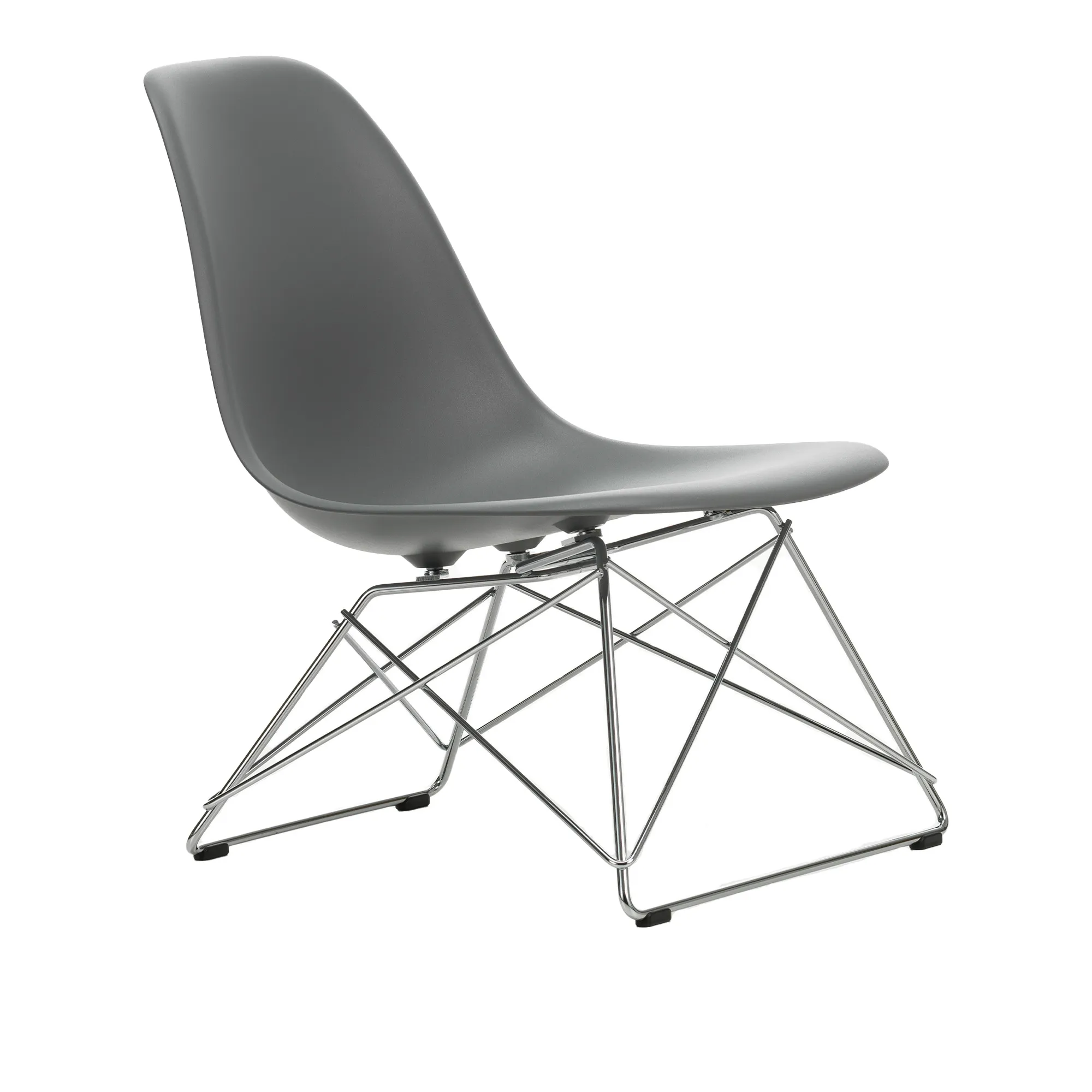 Eames RE Plastic Side Chair LSR Chrome - 1