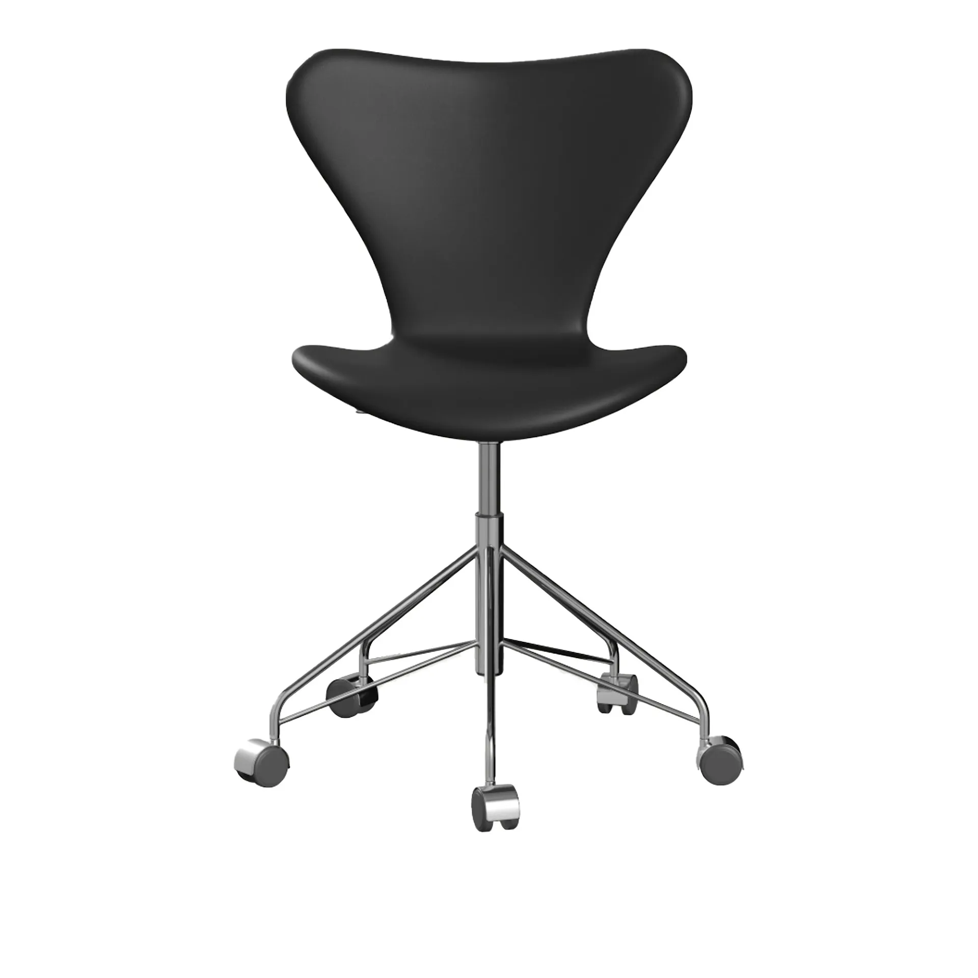 3117 Series 7 - Full Leather / Soft Black - Fritz Hansen - Arne Jacobsen - NO GA