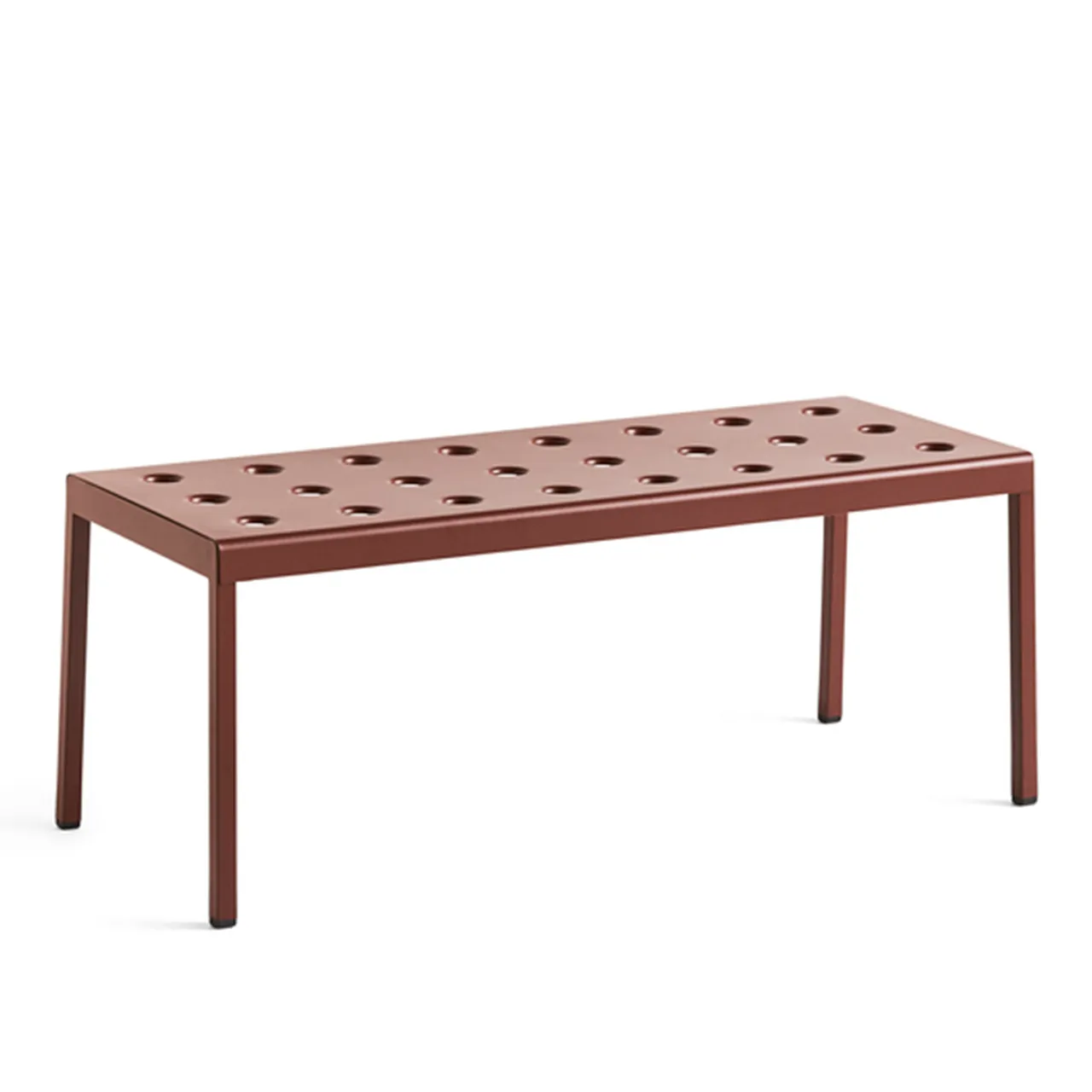 Balcony Low Table L96,5xW41xH39 - Iron Red