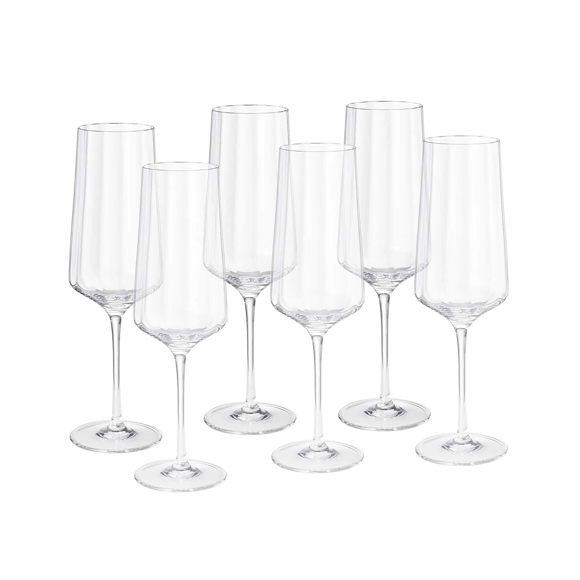 Bernadotte Champagne Flute - Set of 6 - 1