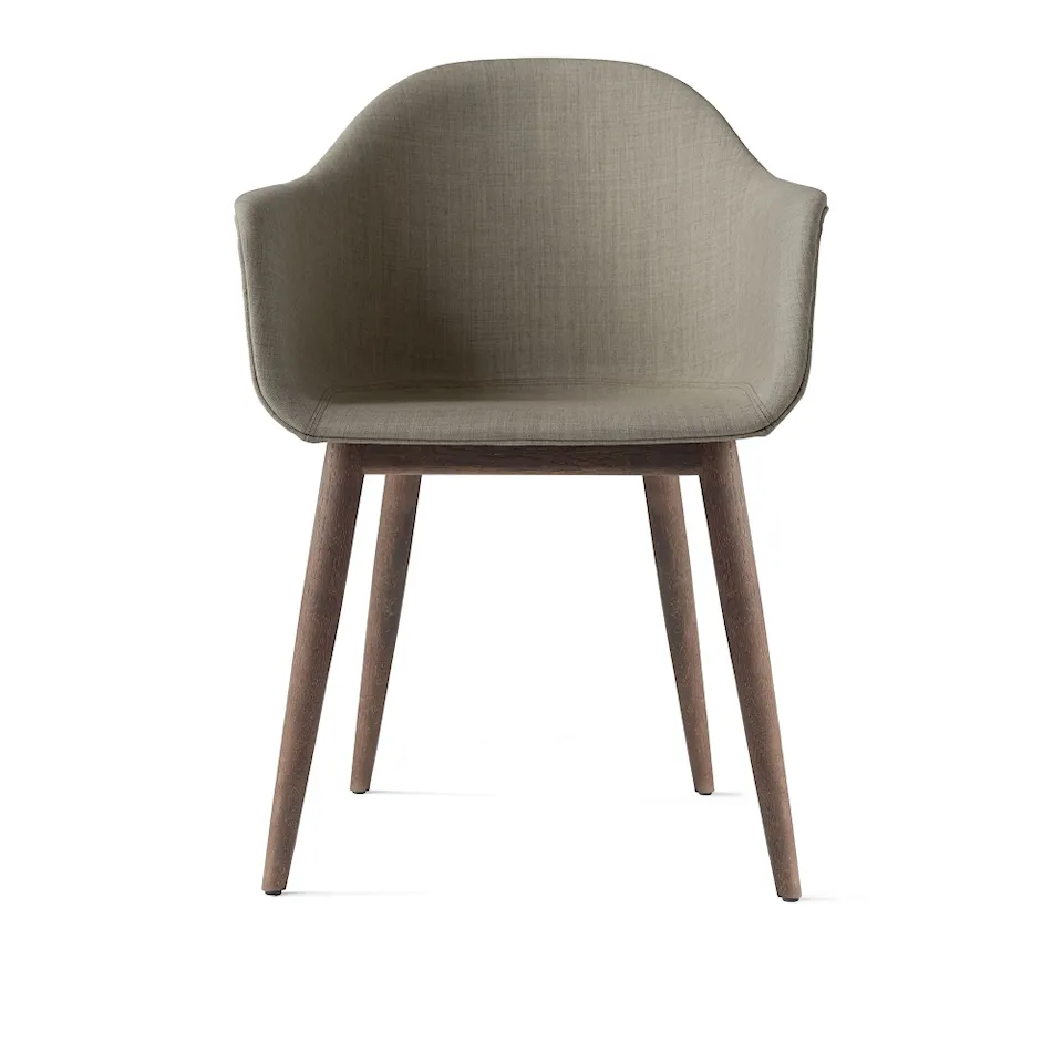 Harbour Dining Chair Med Polstring - Mørkbejdset eg