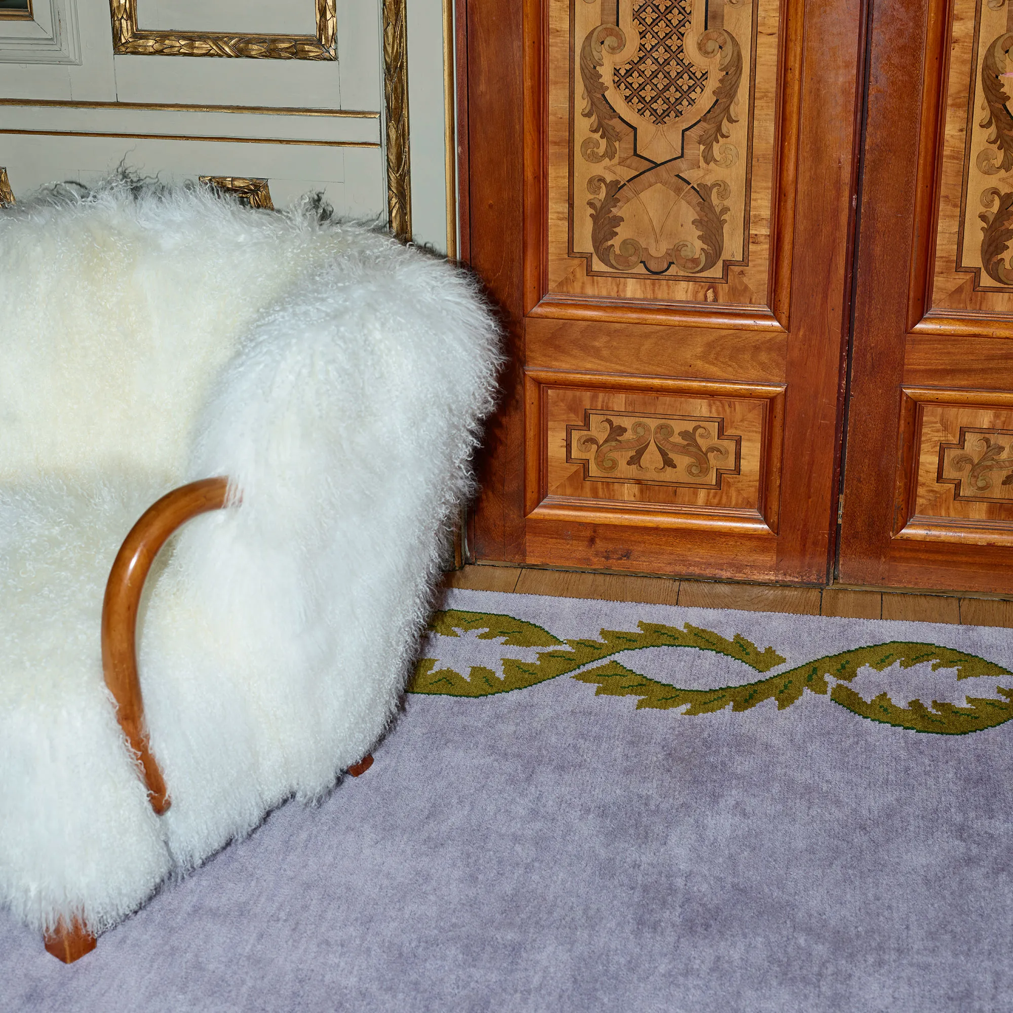 Climbing Vine wool rug - 4