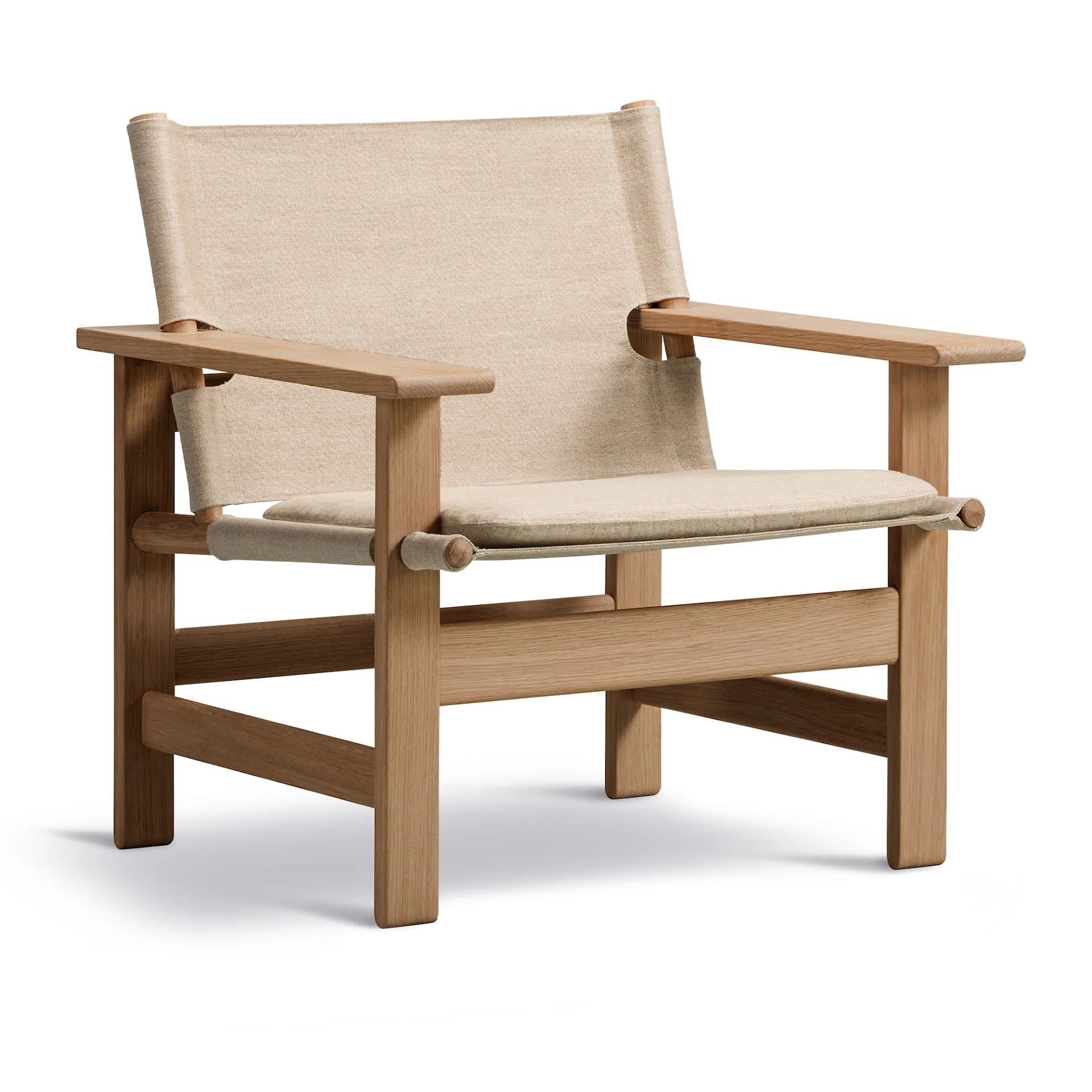 The Canvas Chair with Cushion - Fredericia Furniture - Børge Mogensen - NO GA