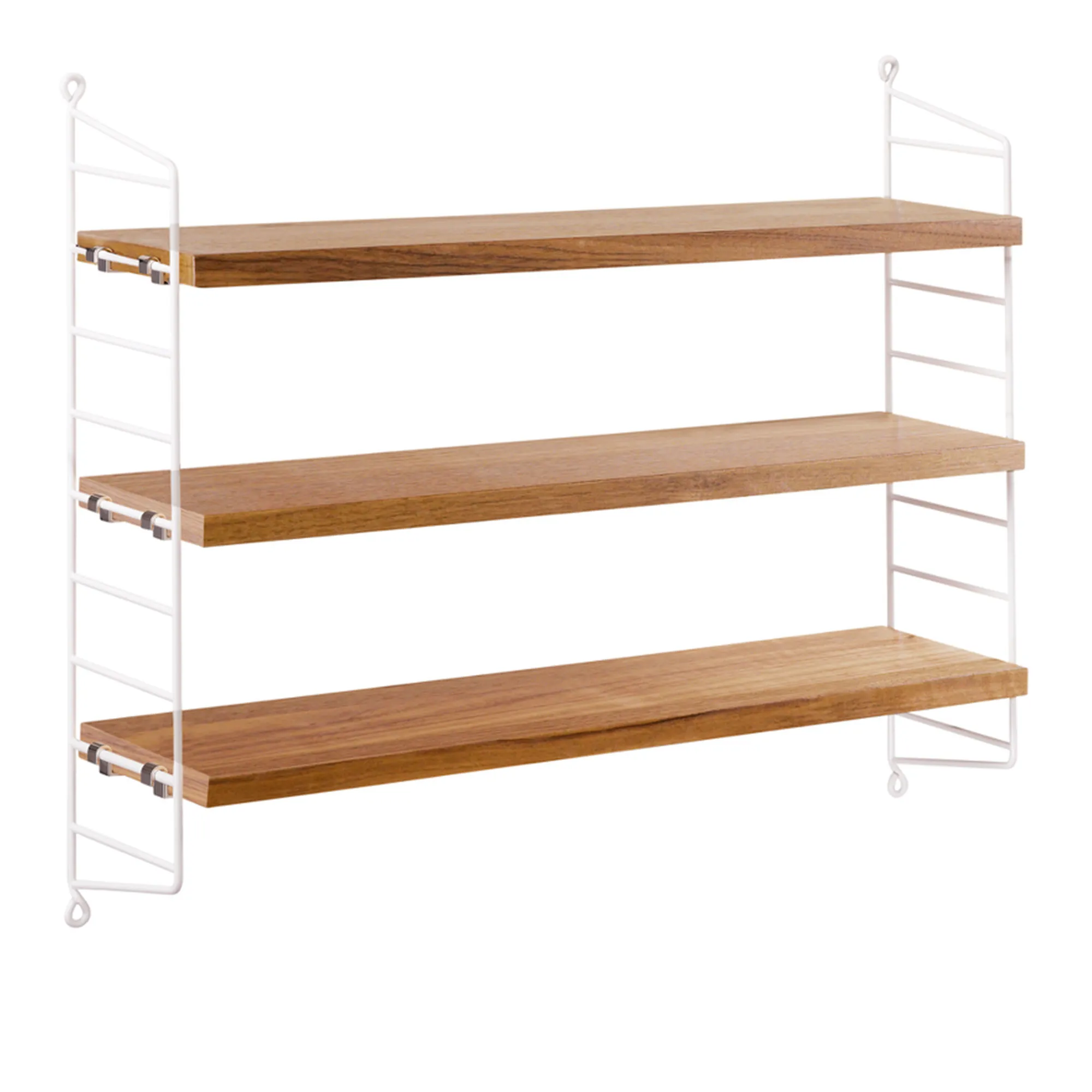 String Pocket Wall Shelf Wood - 1