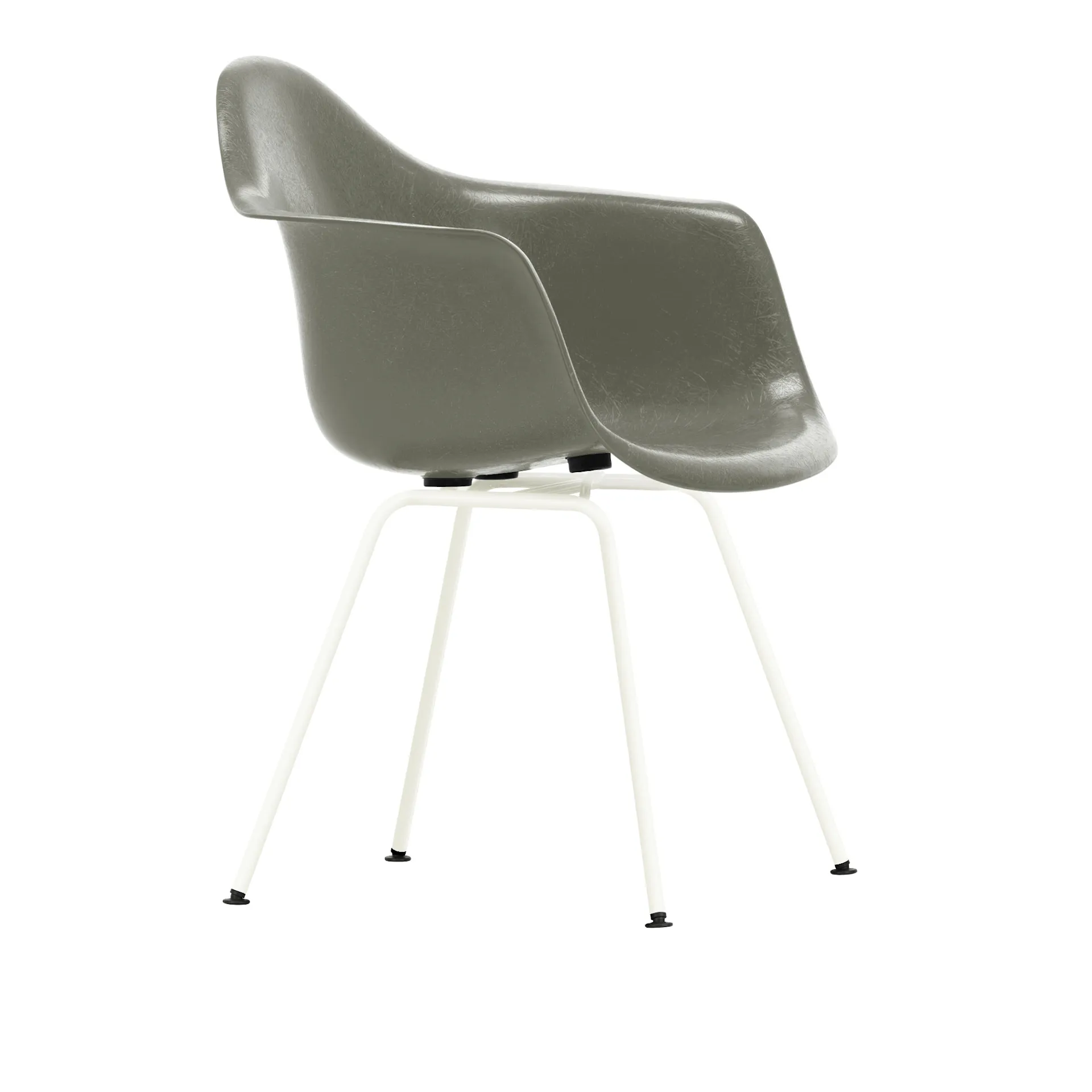 Eames Fiberglass Armchair DAX White - Vitra - Charles & Ray Eames - NO GA