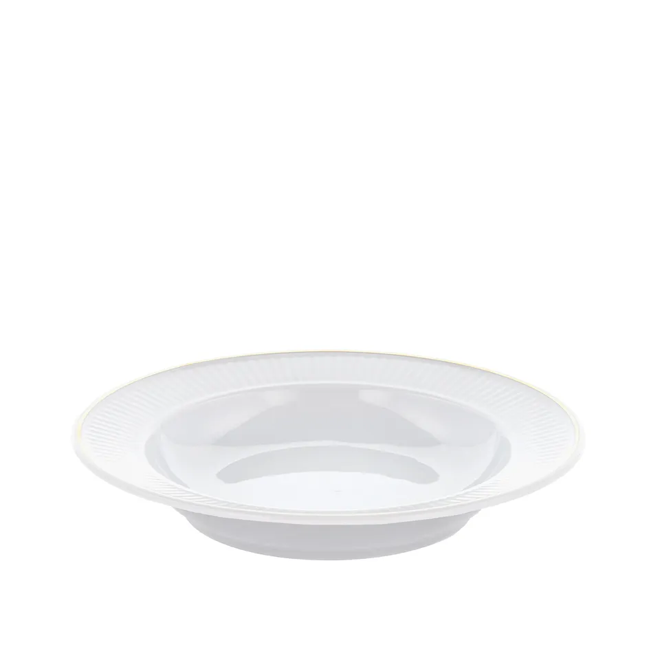 Plissé Deep Plate Ovenproof Porcelain