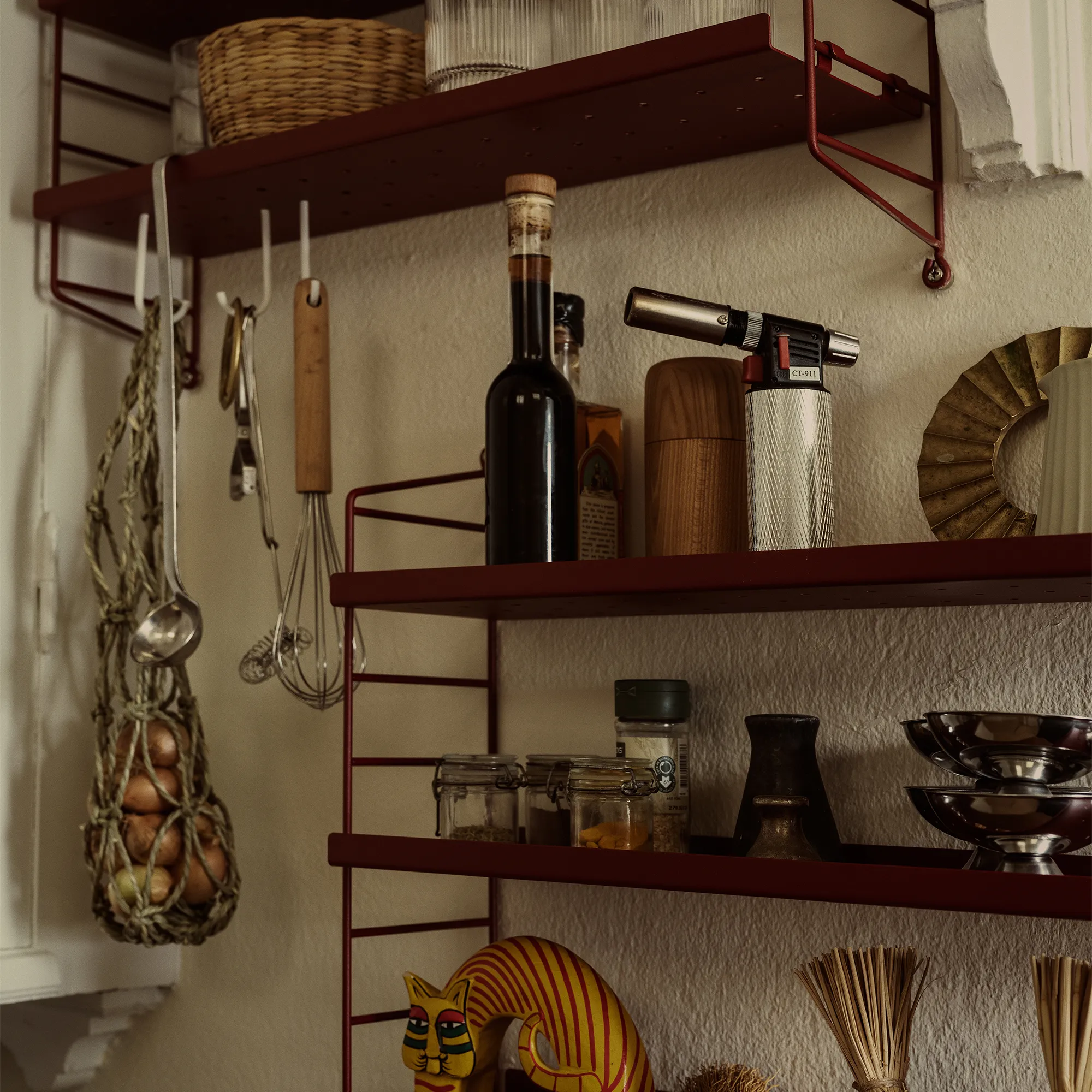String Pocket Wall Shelf Metal - 3