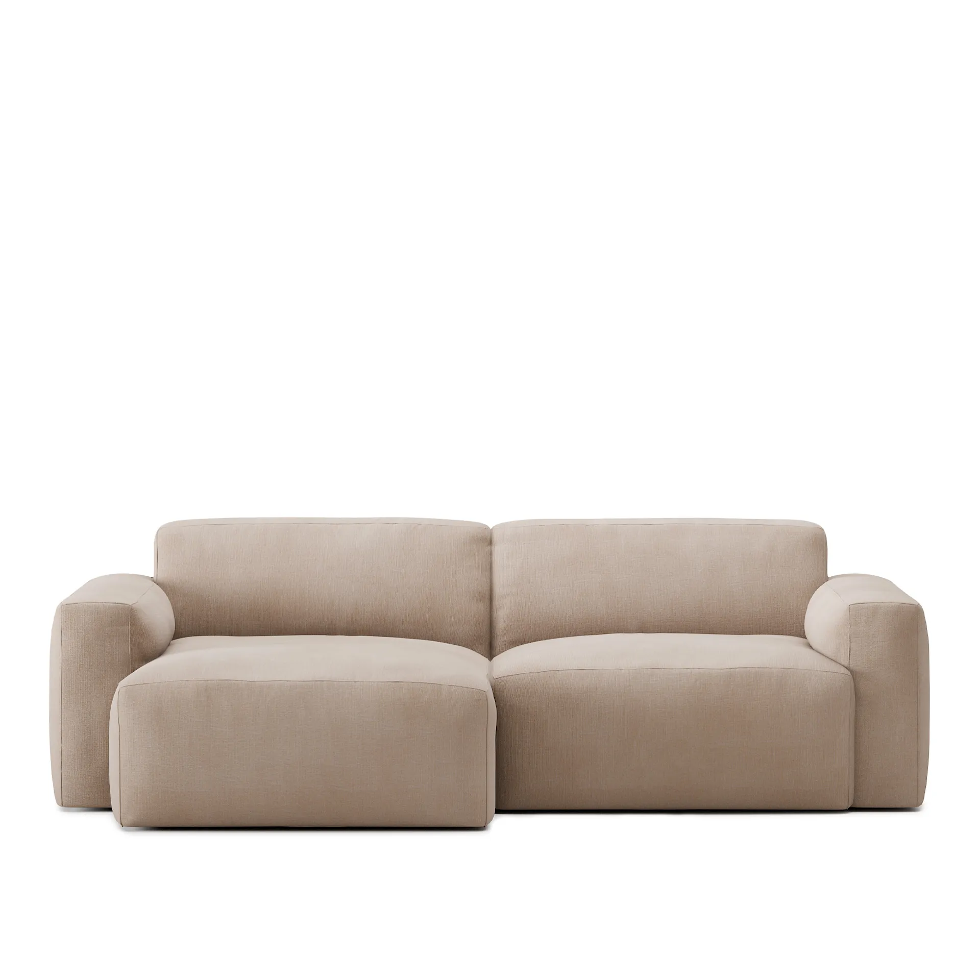 Brick 2-Seater Chaise Lounge Left - NO GA - NO GA