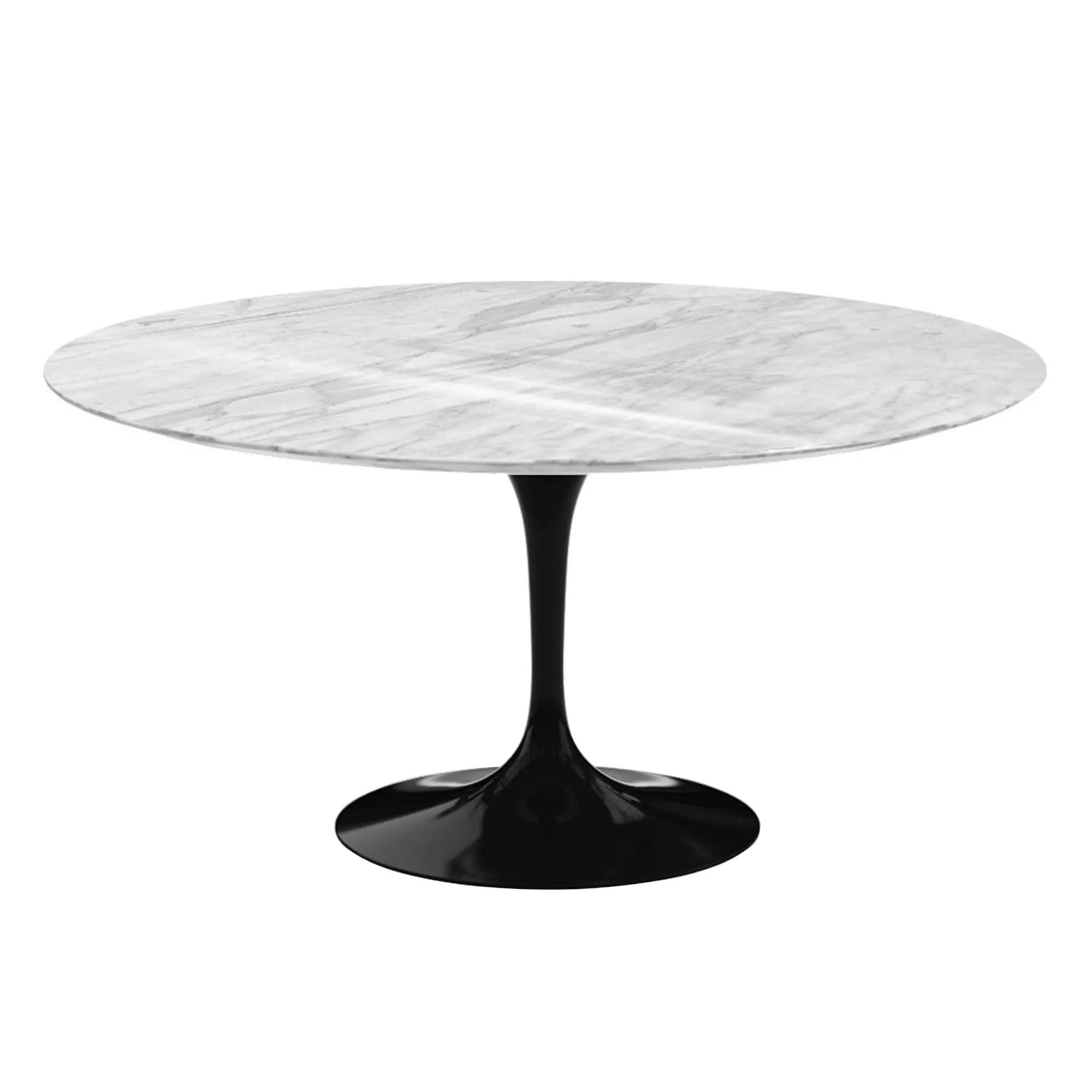 Saarinen Round Dining Table Ø 152 cm Black - 1