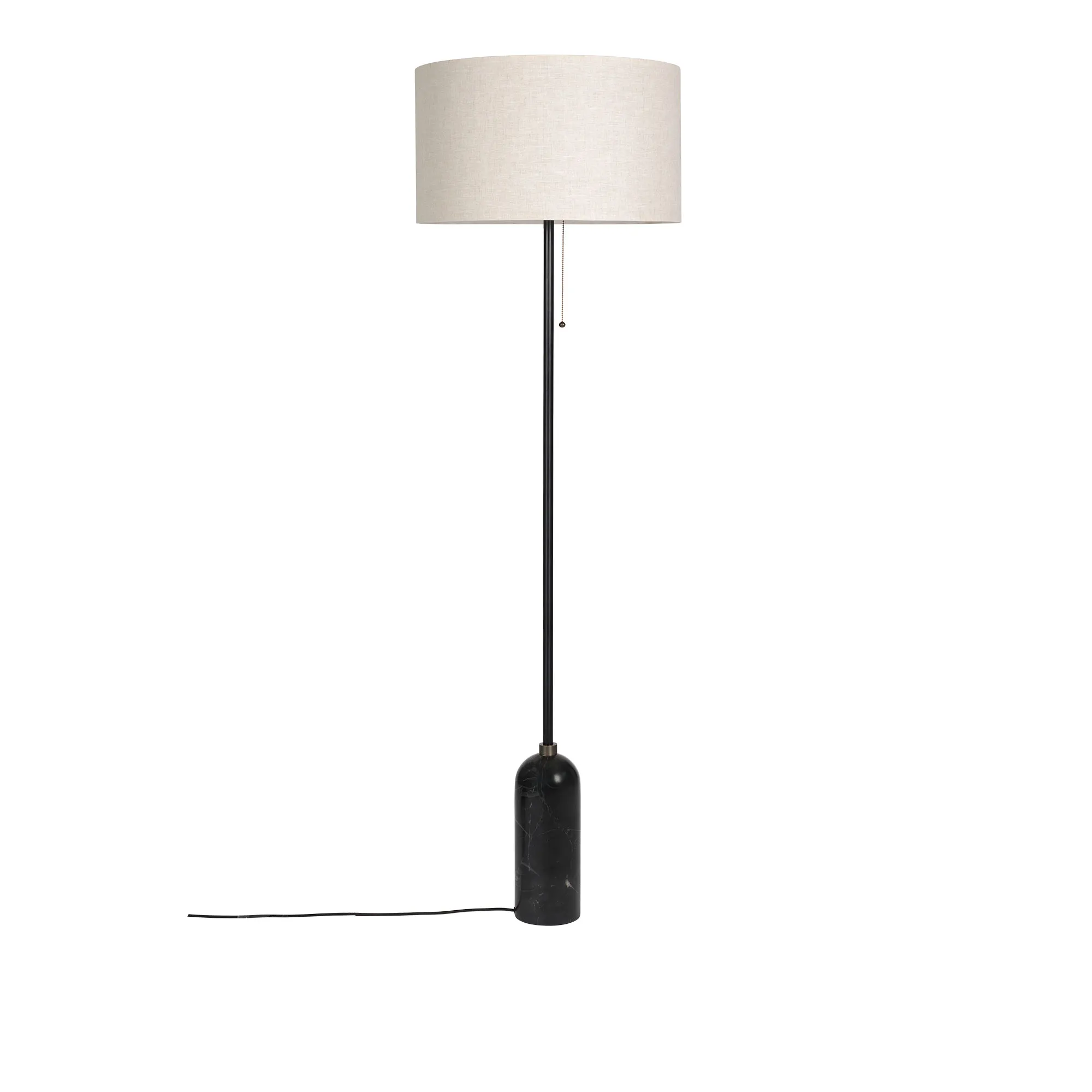Gravity vloerlamp zwart marmer - 1