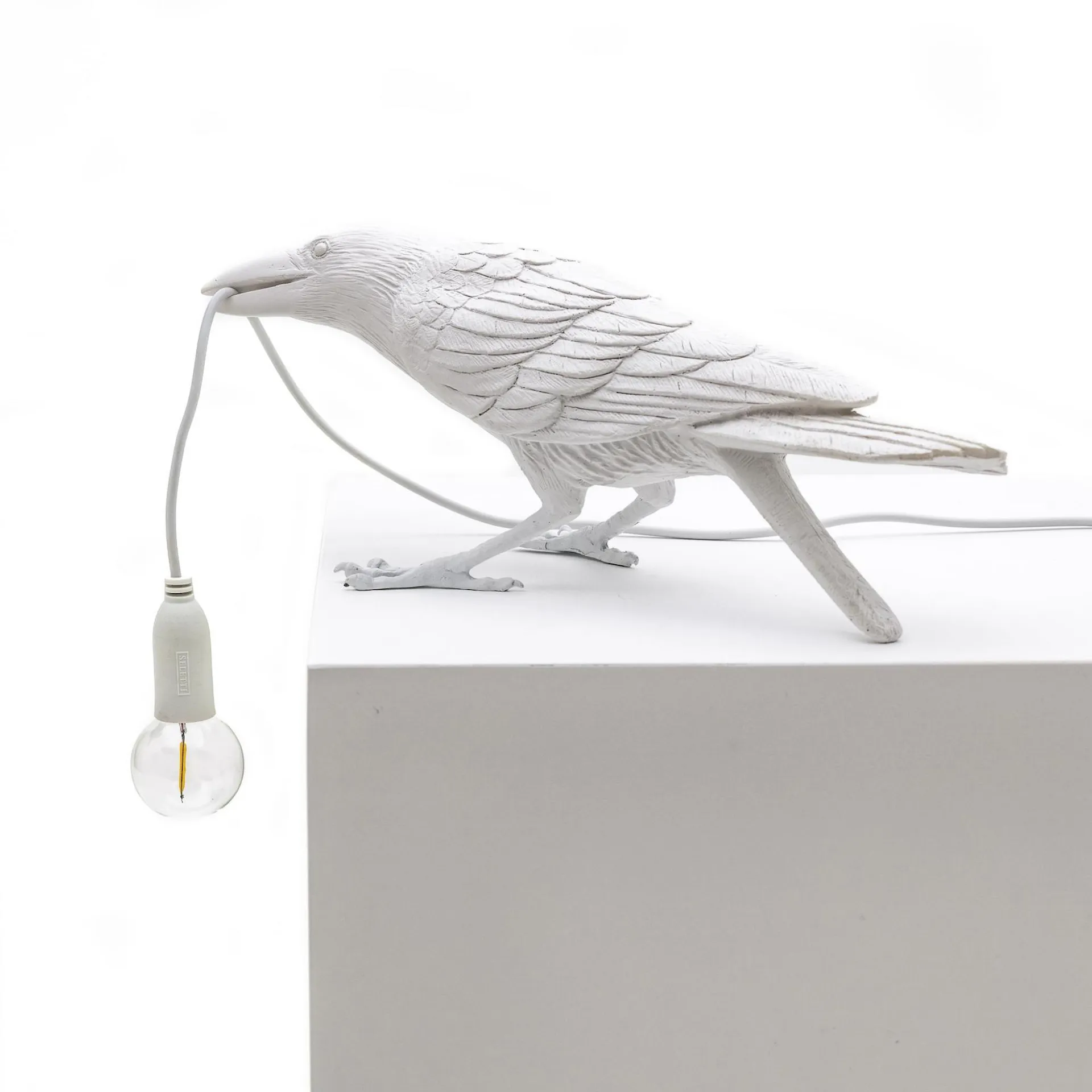 Bird Lamp Playing - White - Seletti - NO GA