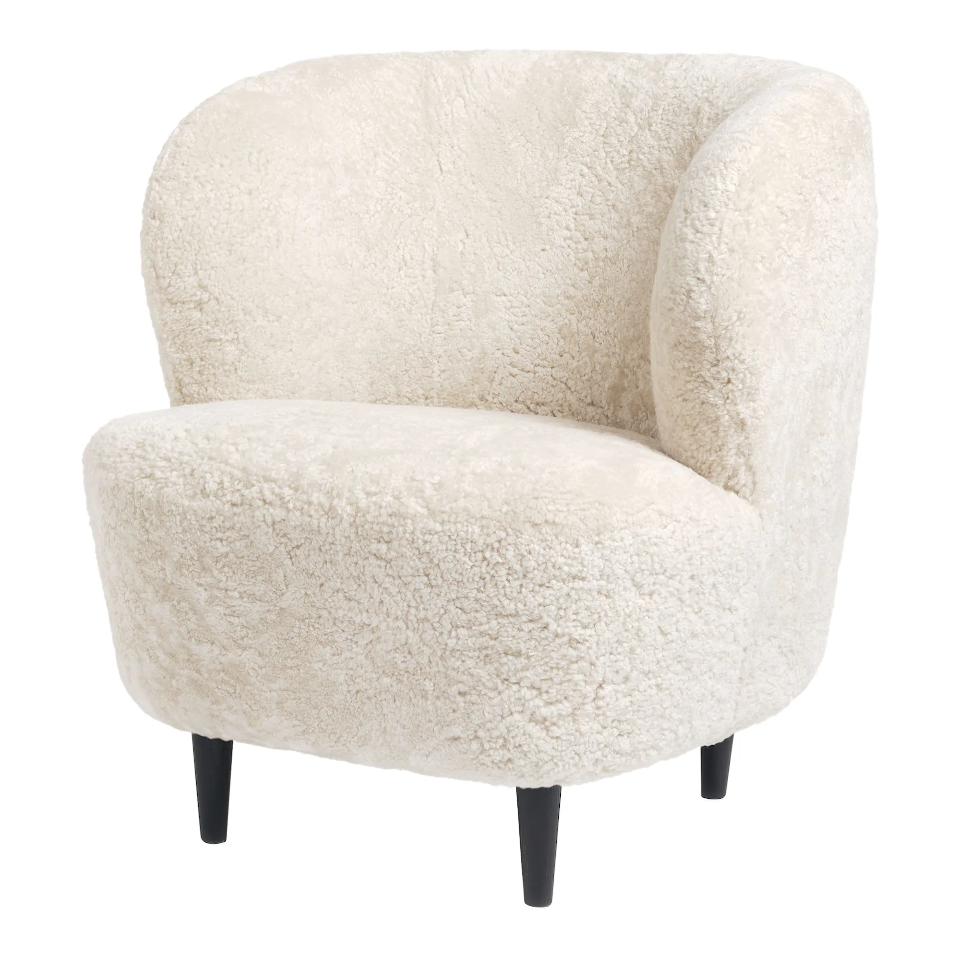 Stay Lounge Chair - Sheepskin - Gubi - NO GA