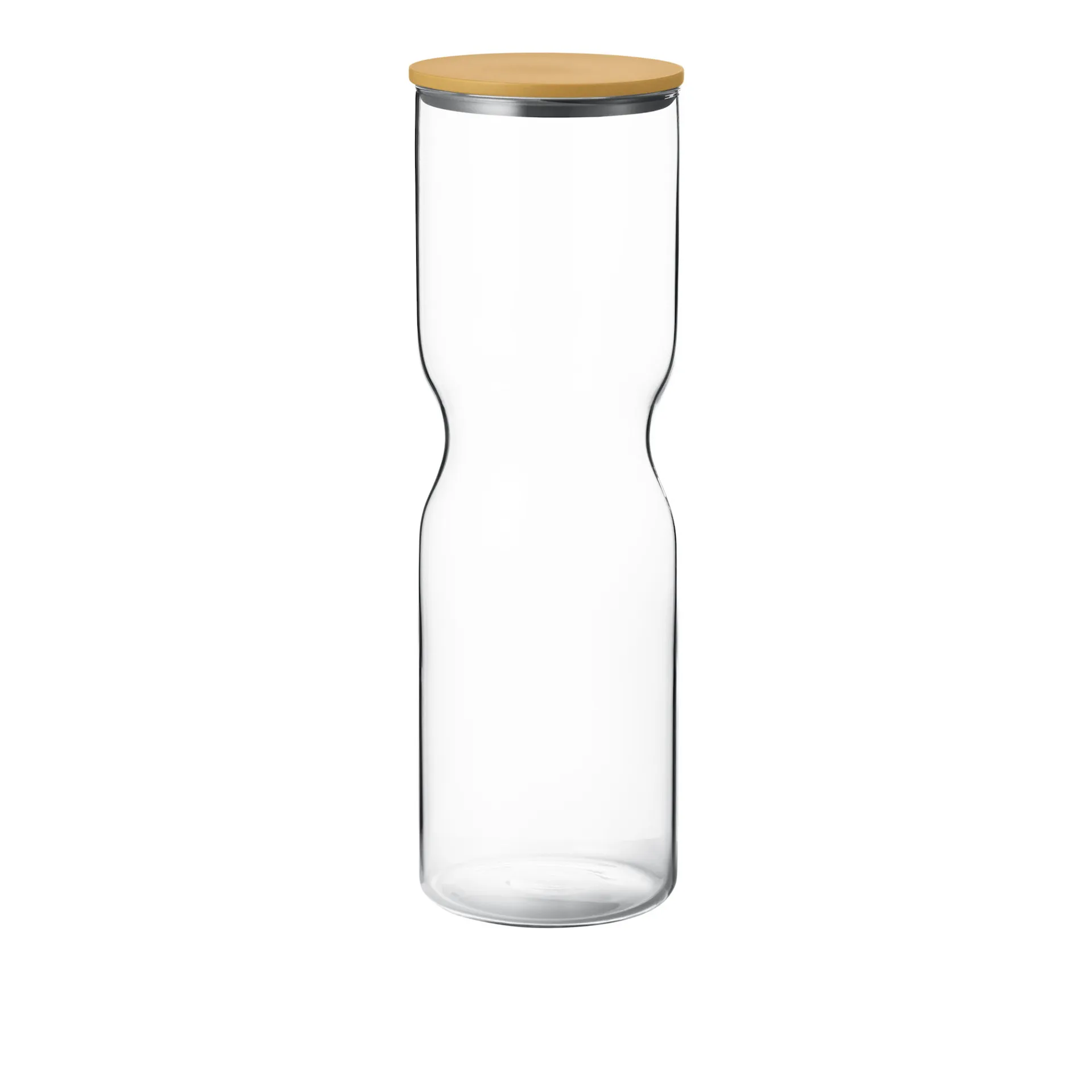 Alfredo beholder X-Large 2,0 L glas gult rustfrit stållåg - Georg Jensen - Alfredo Häberli  - NO GA