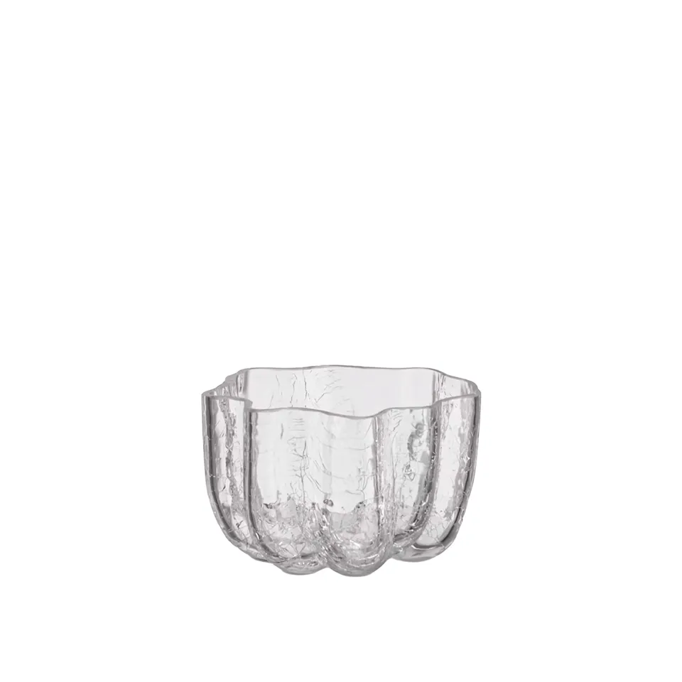Crackle kaarslantaarn 5,8 cm