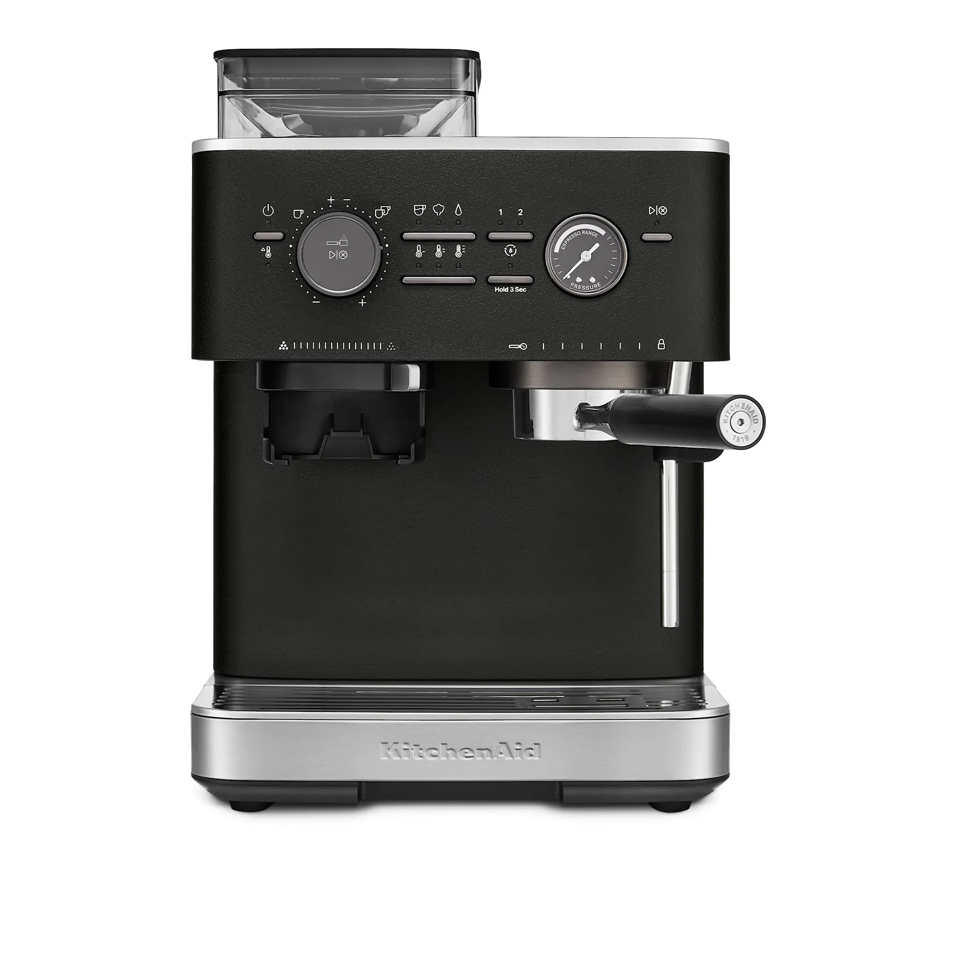 Semi-automatic espresso machine with grinder cast iron black 5KES6551EBK - KitchenAid - NO GA