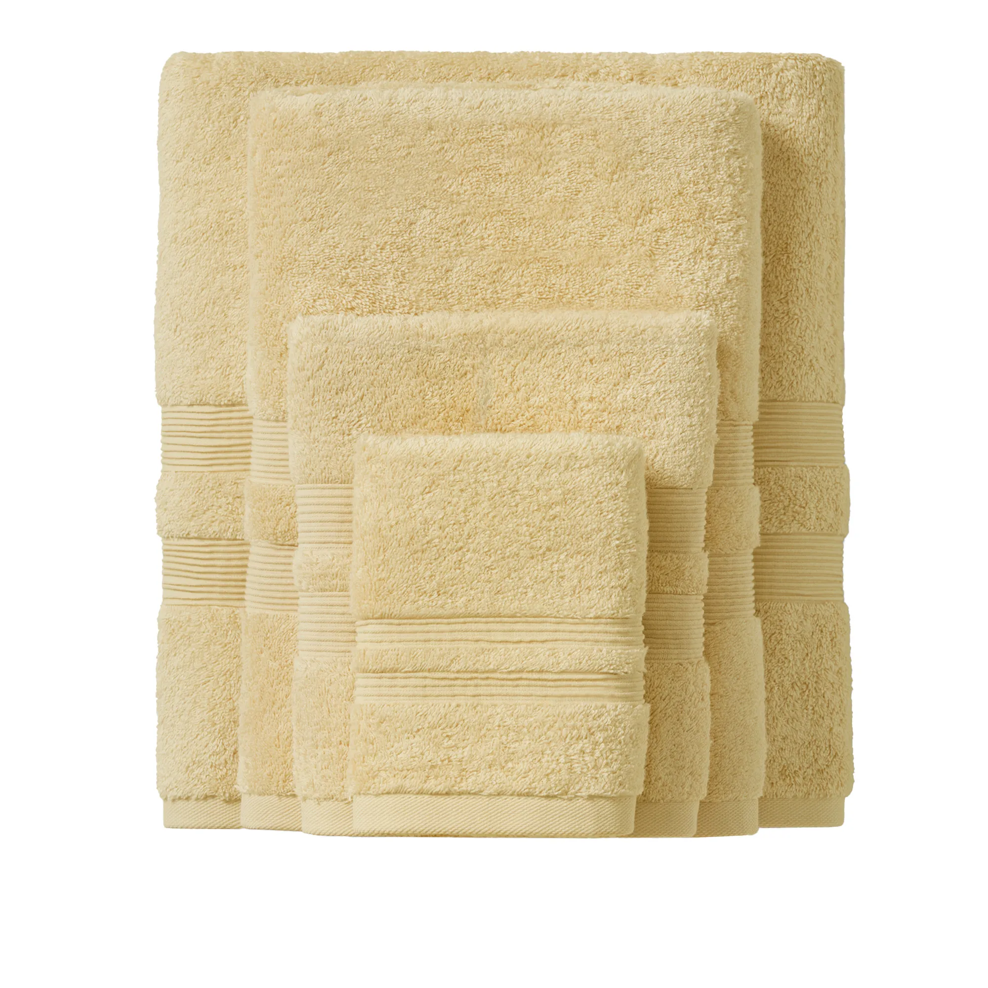 Fontana Organic Pale Yellow håndklæde - 1