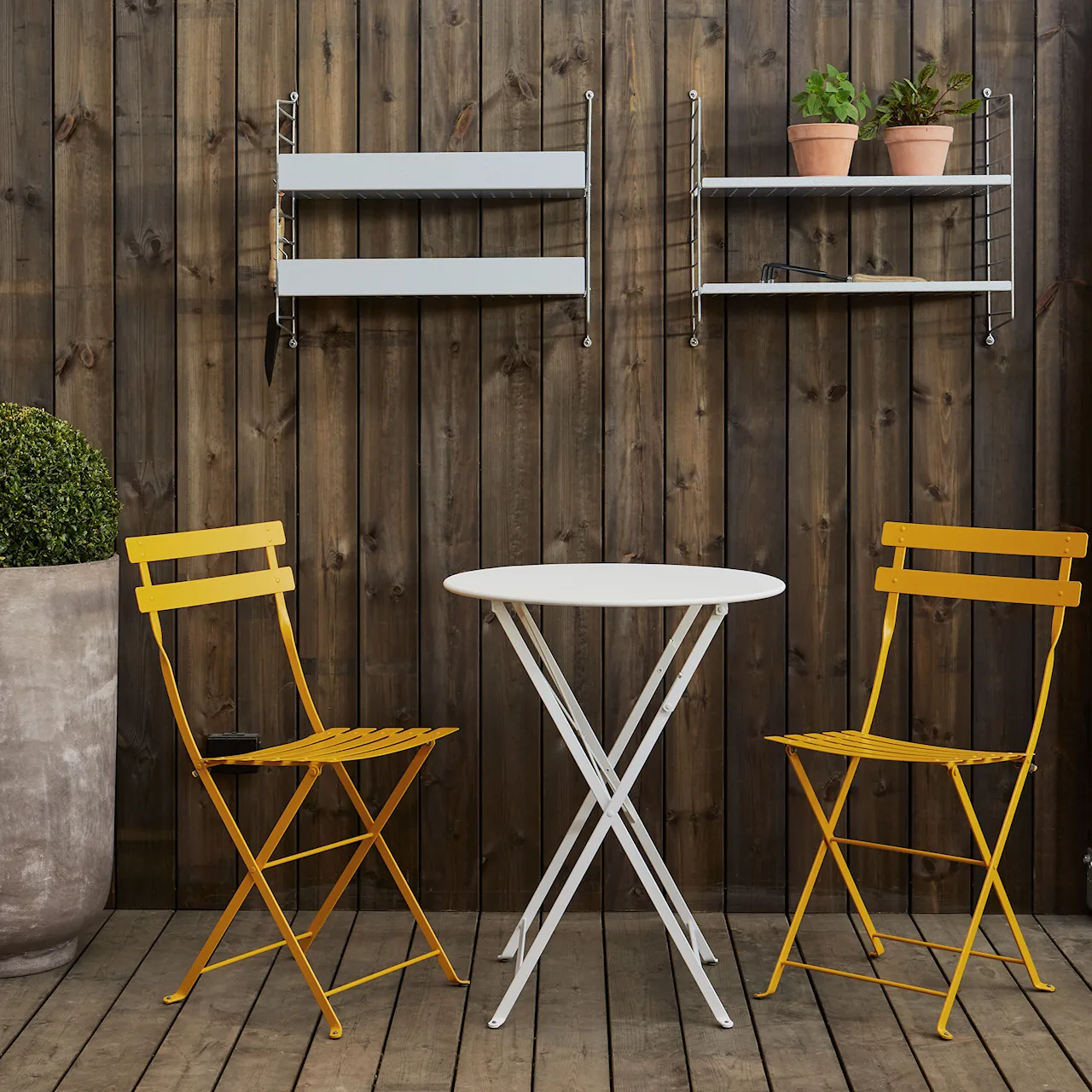 Bistro Metal Chair - Storm Grey