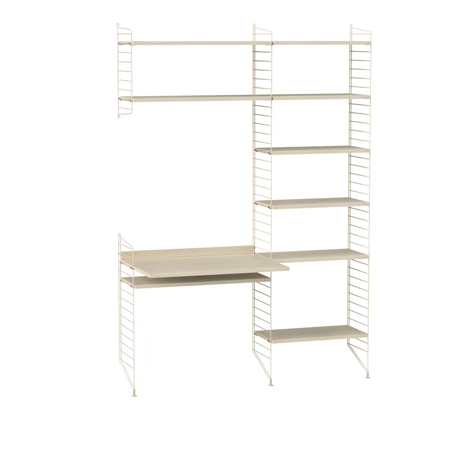 Office shelving system G ash/beige