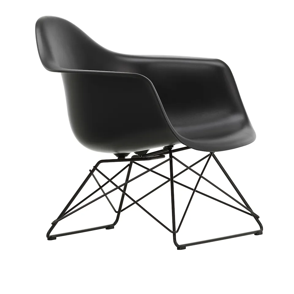 Eames RE Plastic Armchair LAR fauteuil Basic Dark