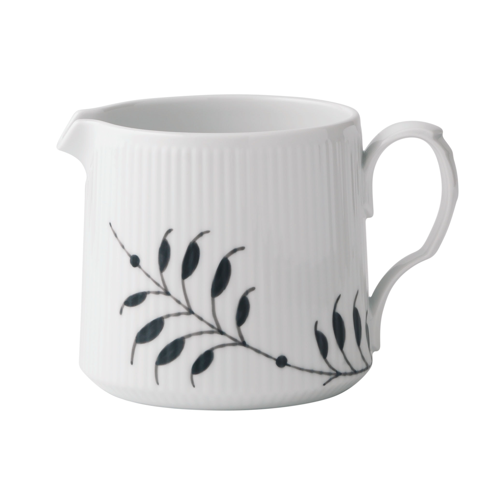 Buy Black Fluted Mega Modern Jug 70 cl from Royal Copenhagen | NO GA