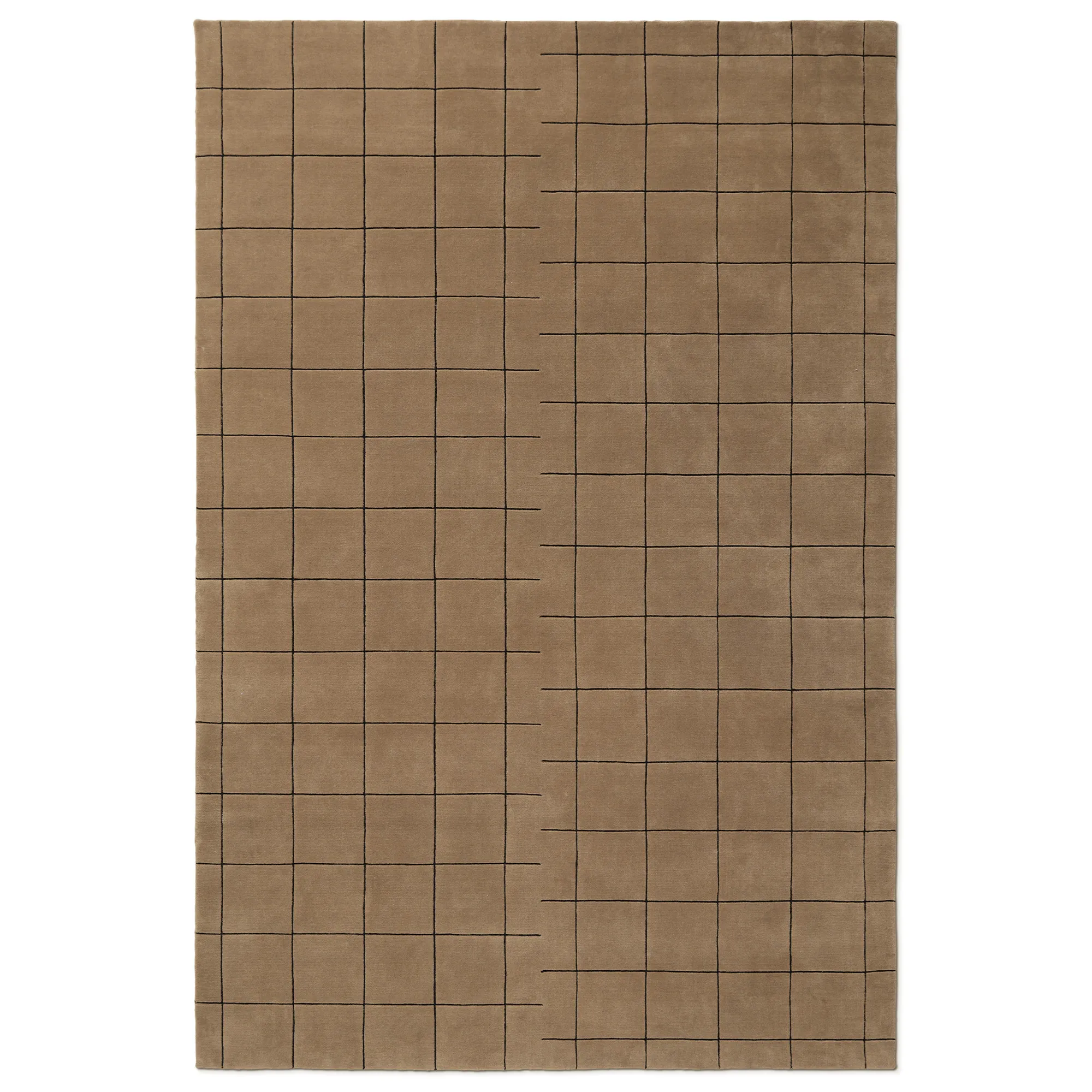 Grid Chestnut/Black villamatto - 1