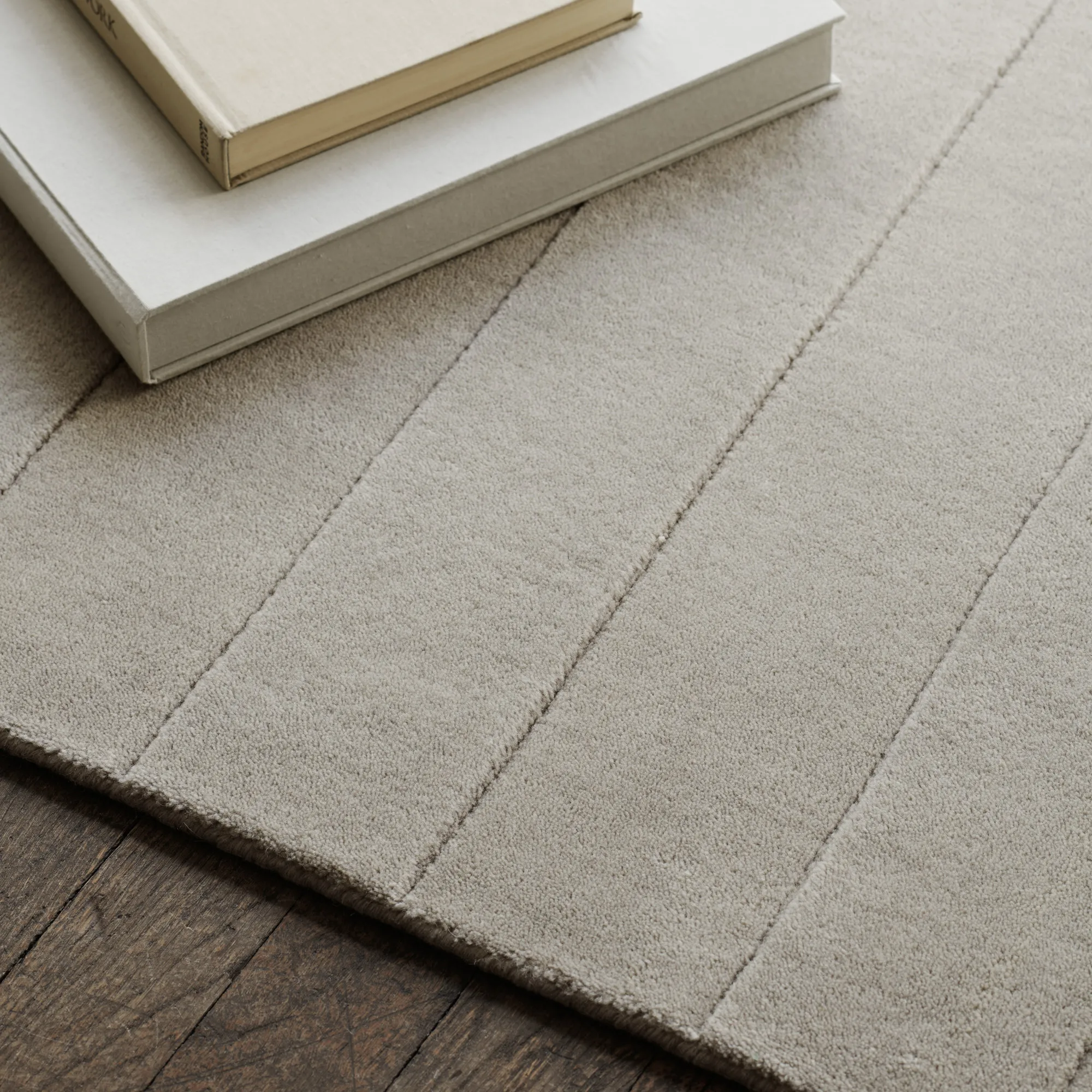 Lux 2 Oatmeal Wool Rug - 3