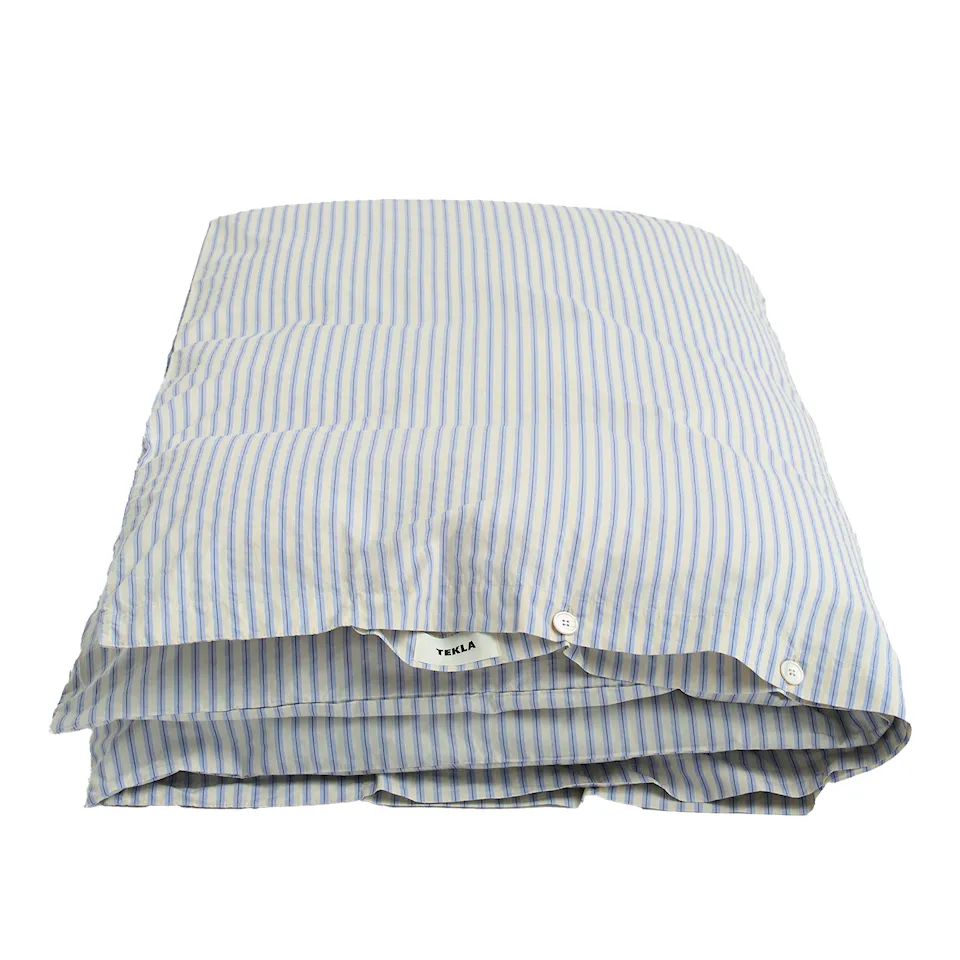 Percale Flint Stripes Duvet Cover
