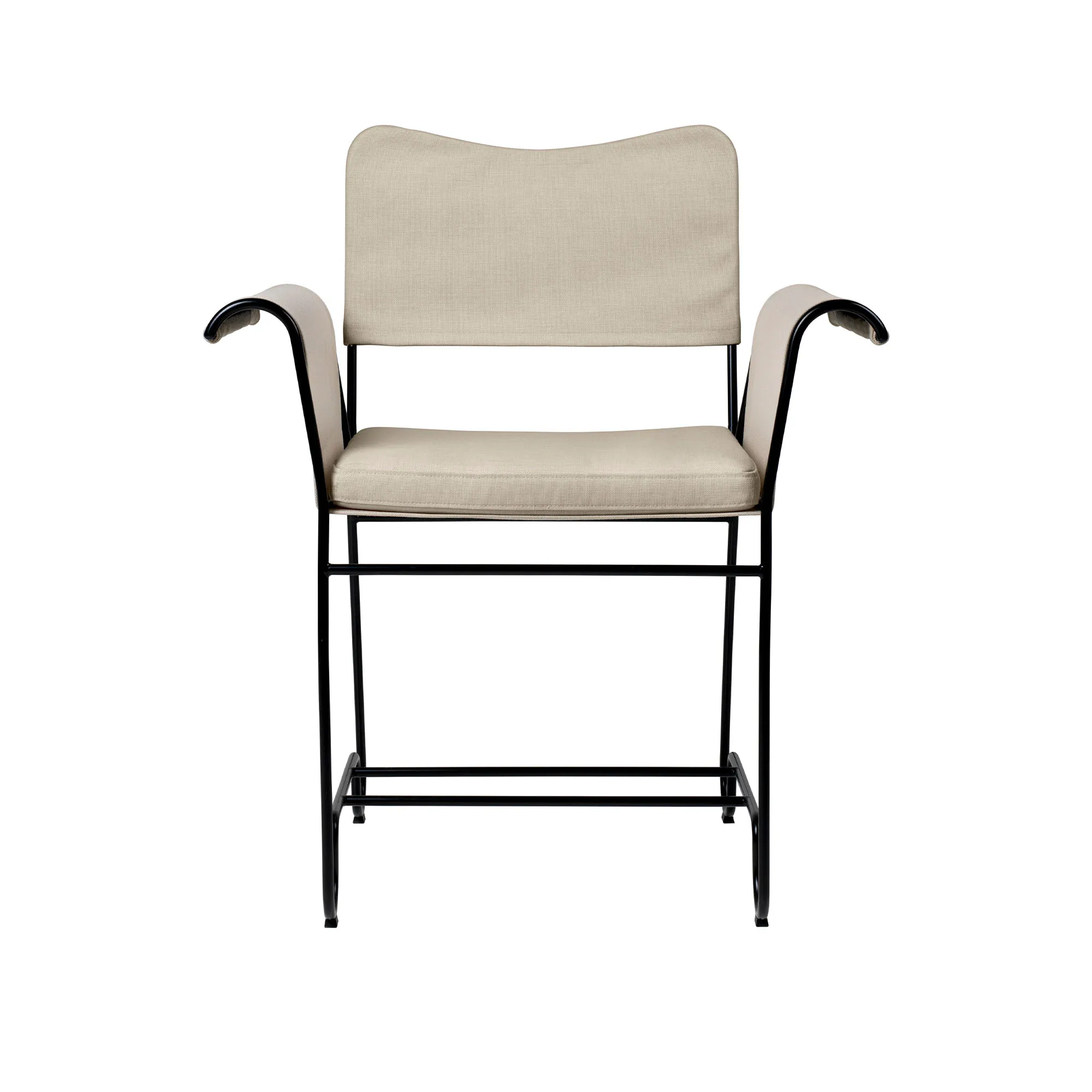 Tropique Outdoor Dining Chair Black - 1
