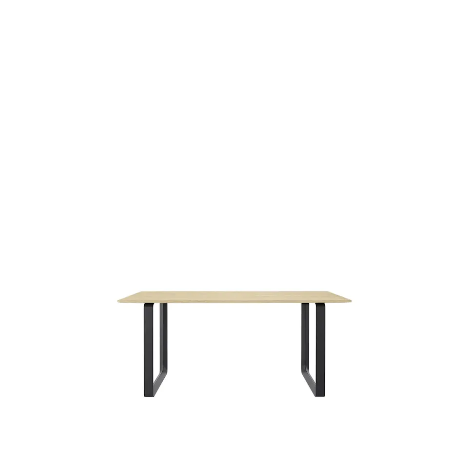 70/70 Table ruokapöytä 170x85 cm, Valkoinen laminaatti/Valkoinen