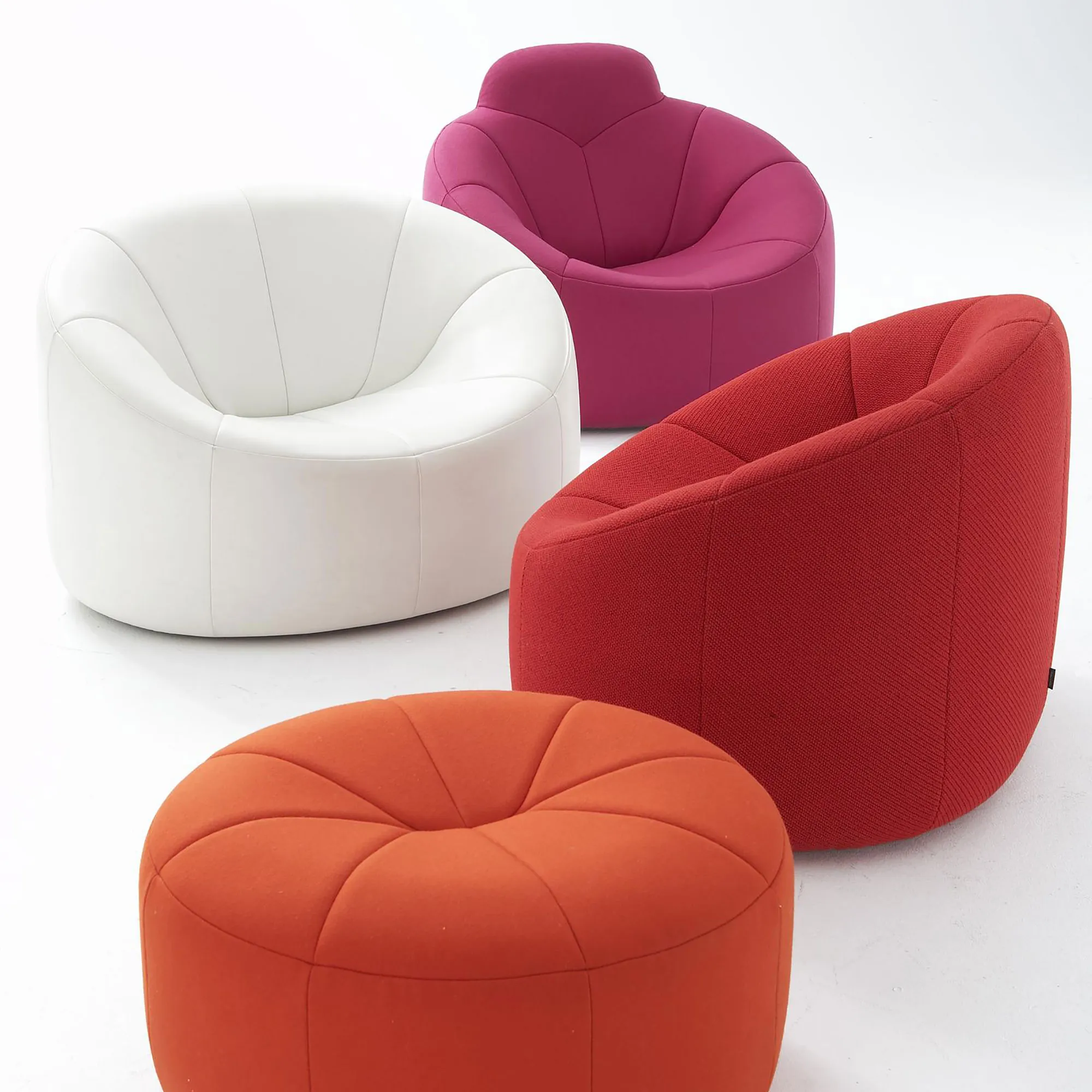 Pumpkin Footstool