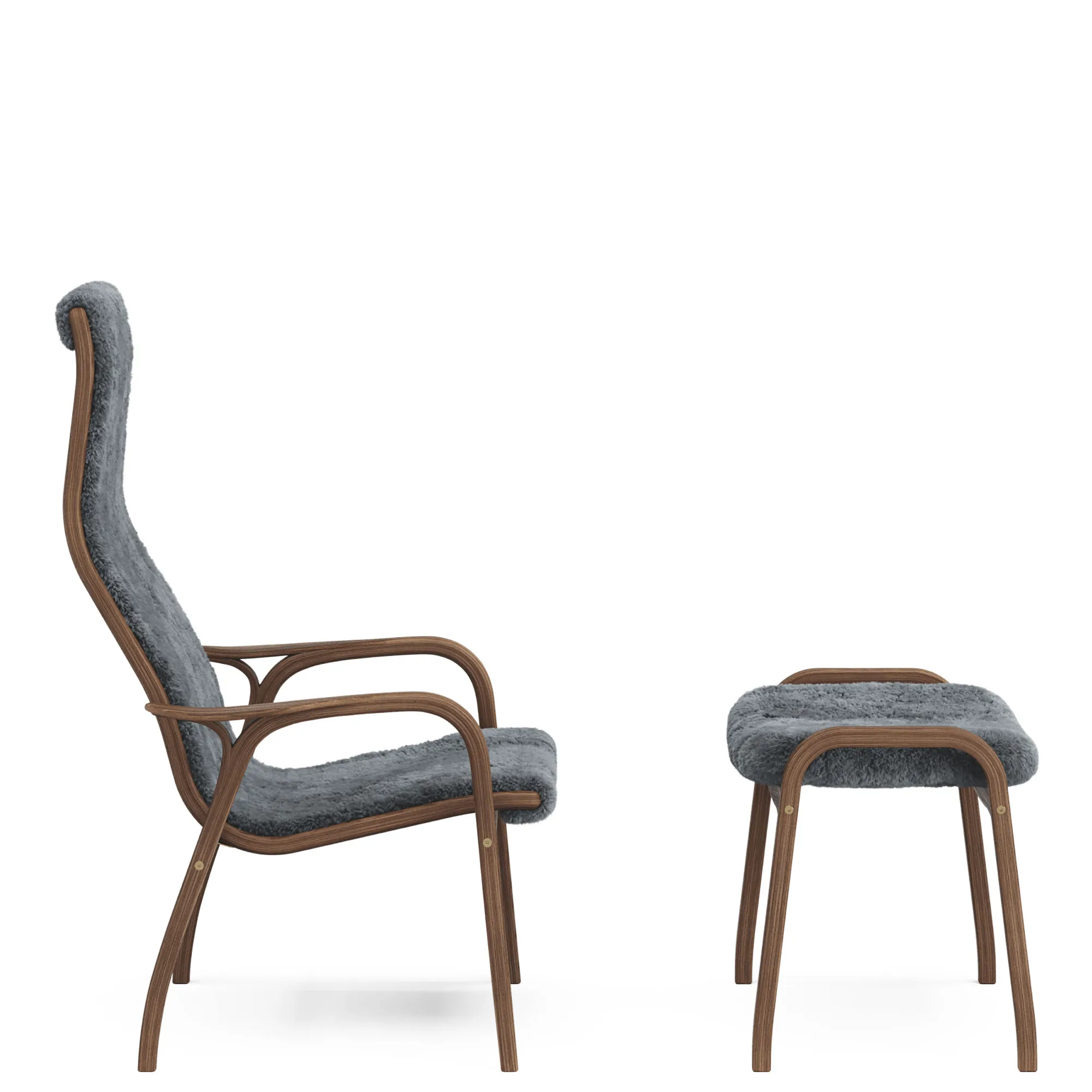 Lamino armchair and footstool - 2