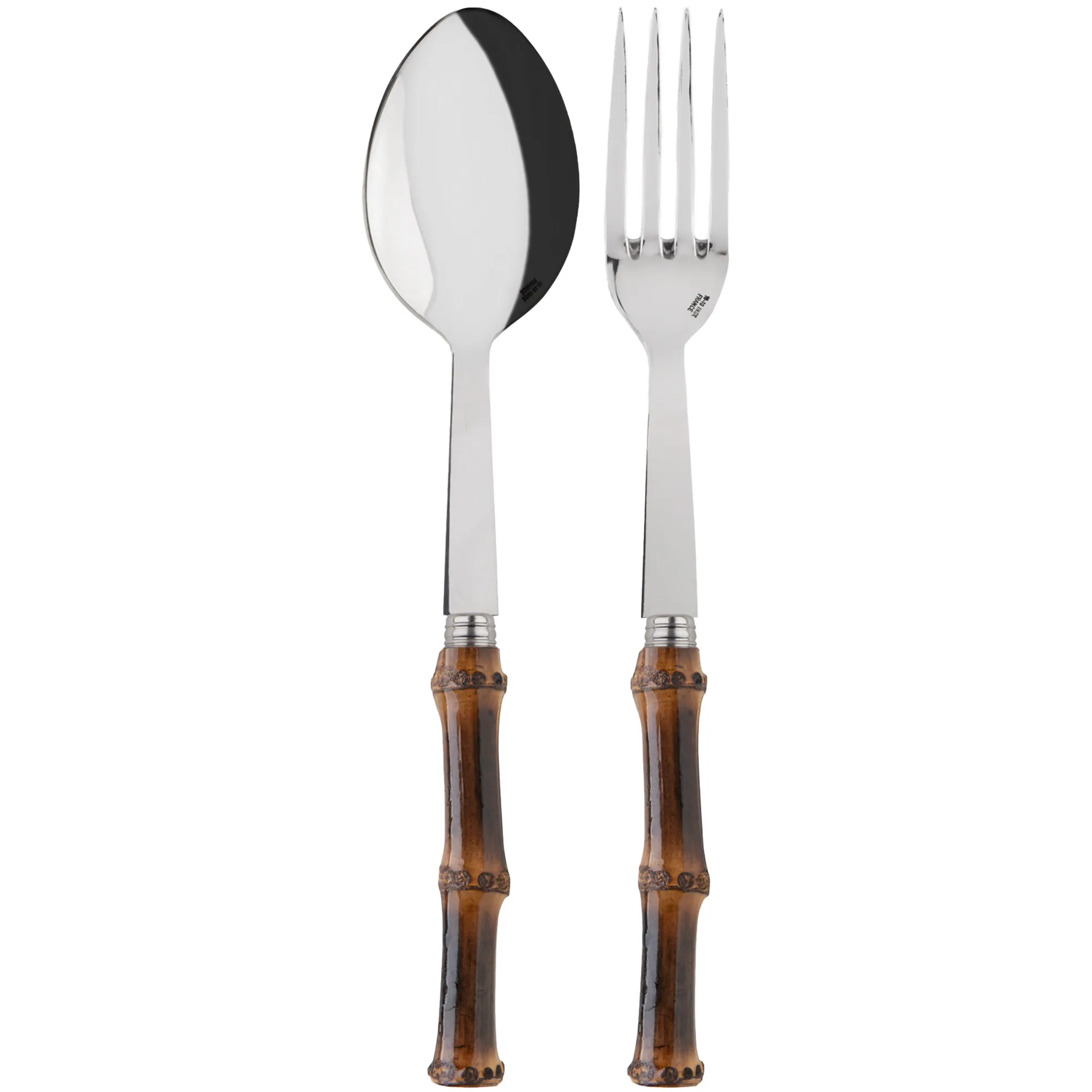 Panda Dark Bamboo Serving Cutlery Set - 1