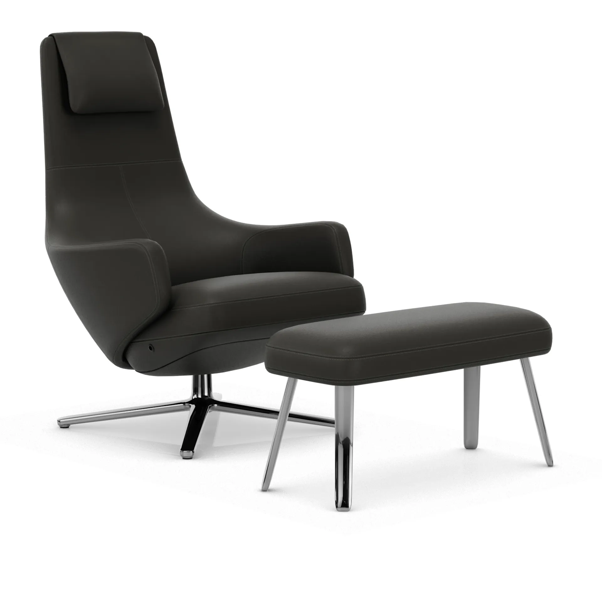 Repos fauteuil & Repos Panchina voetenbank Polished - Vitra - Antonio Citterio - NO GA