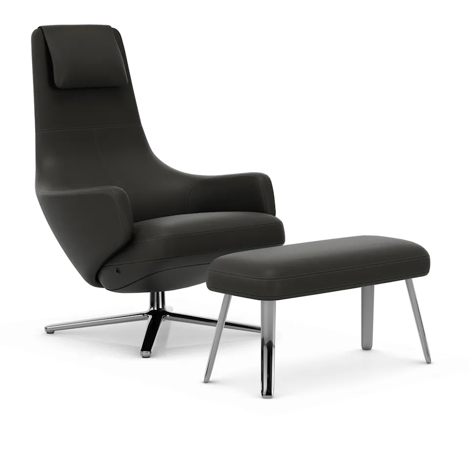 Repos fauteuil & Repos Panchina voetenbank Polished