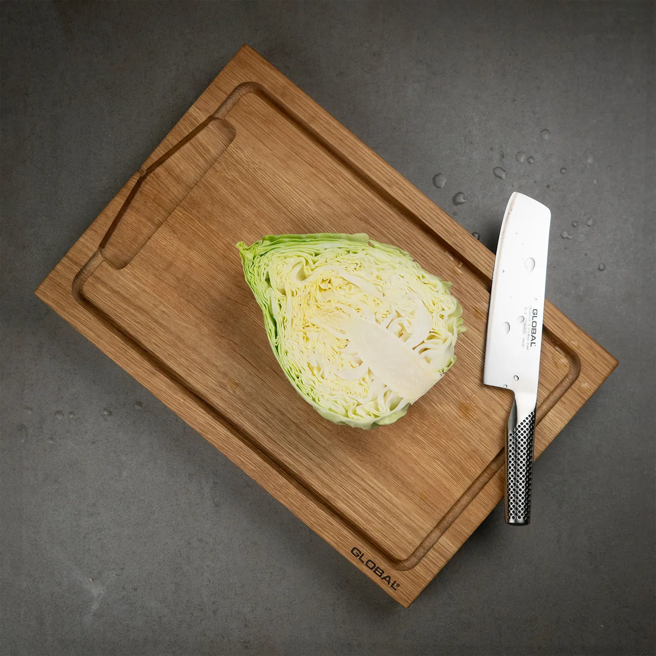 Global G-CB1 Cutting Board Oak 45x30 cm