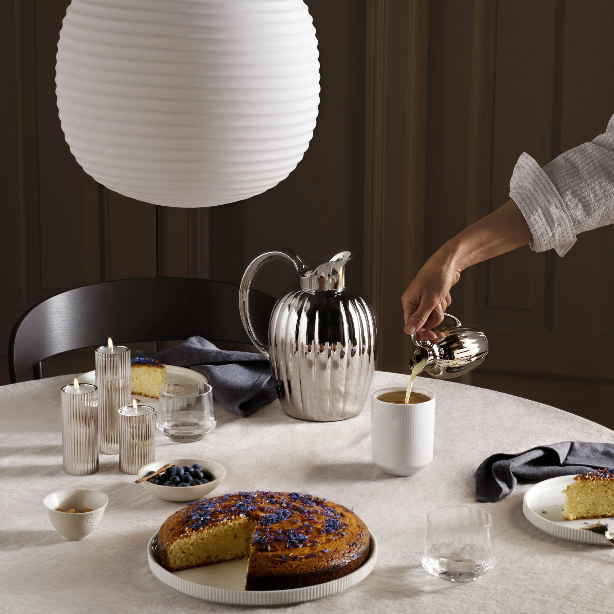 Bernadotte Tealight & Candleholder 3Pcs - 4