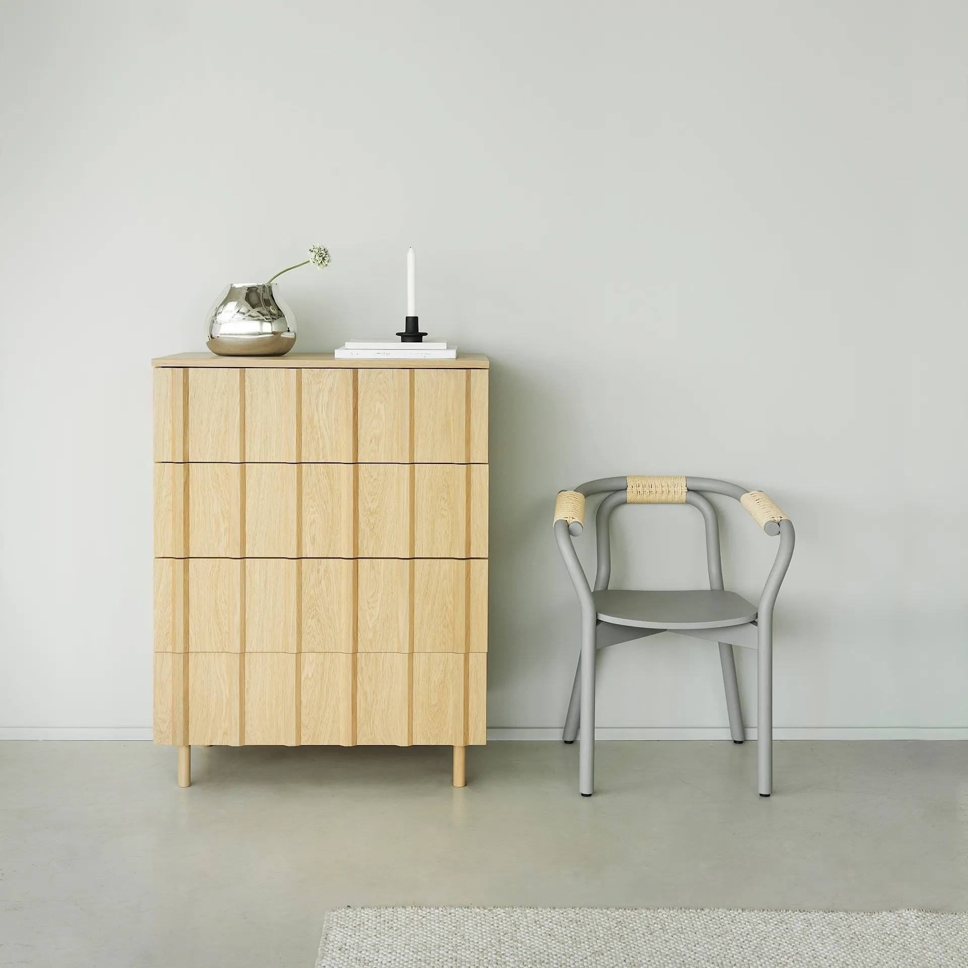 Rib Dresser 4 Drawers - Normann Copenhagen - NO GA