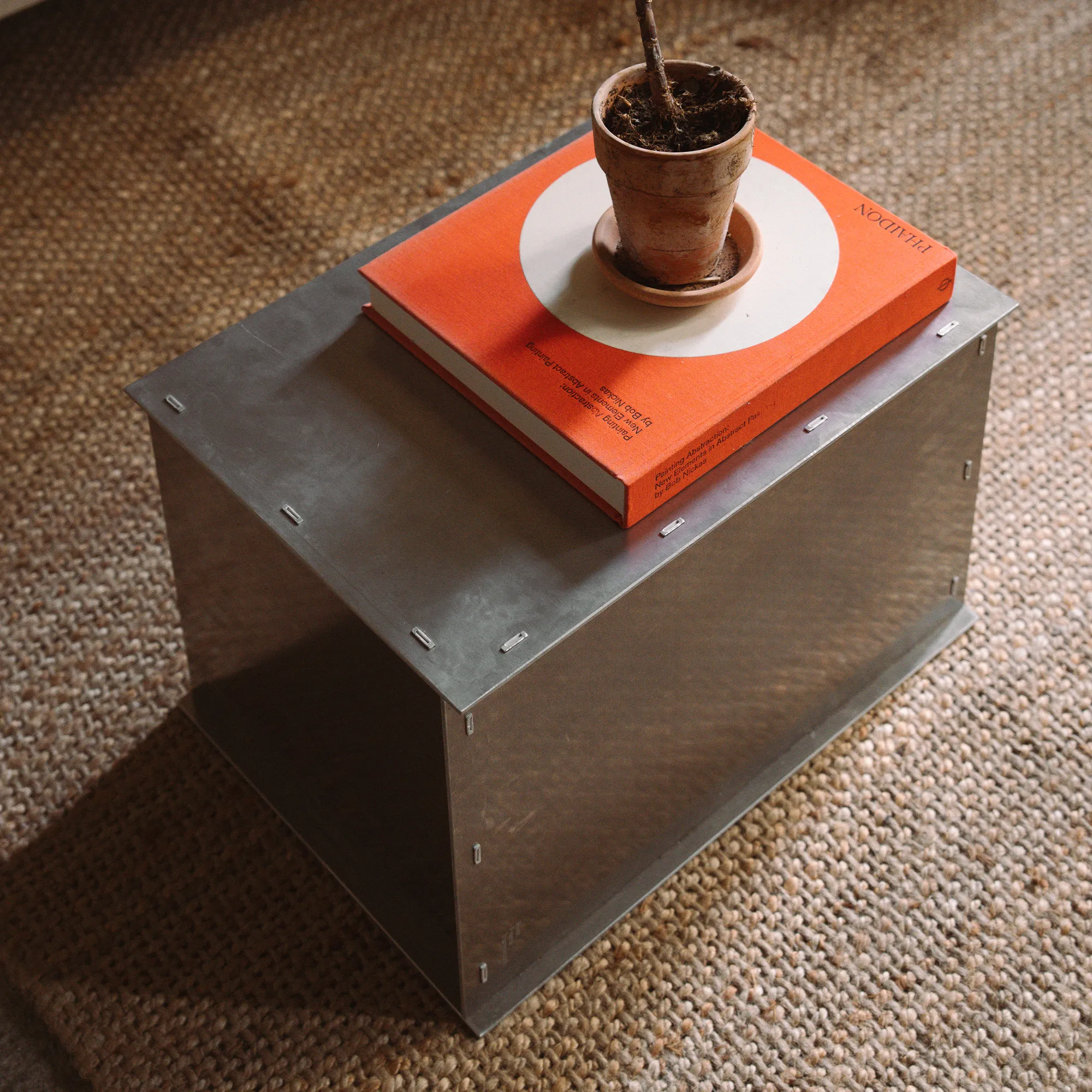 Rivet Box Side Table - 4