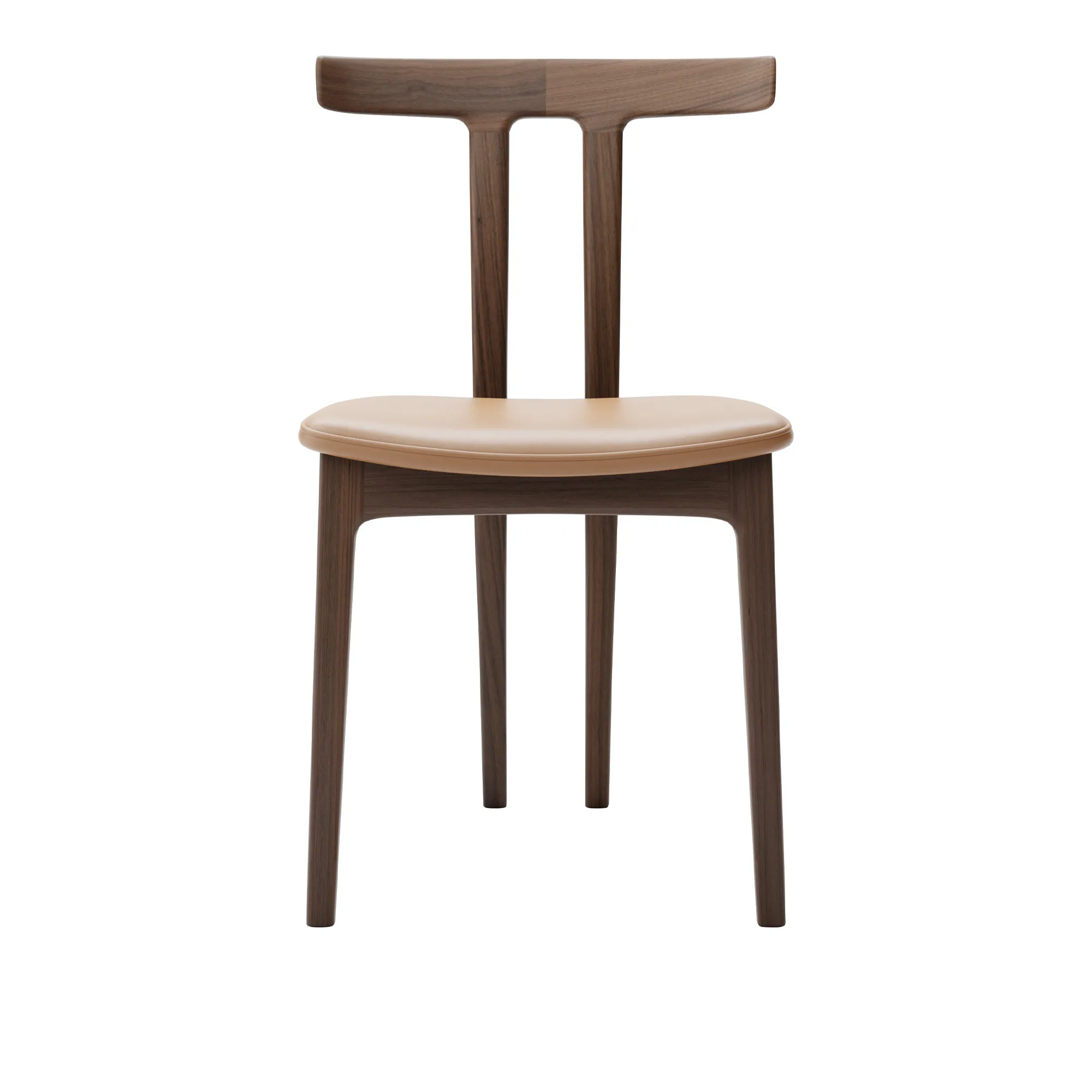 OW58 T-Chair eetkamerstoel walnoot - 1
