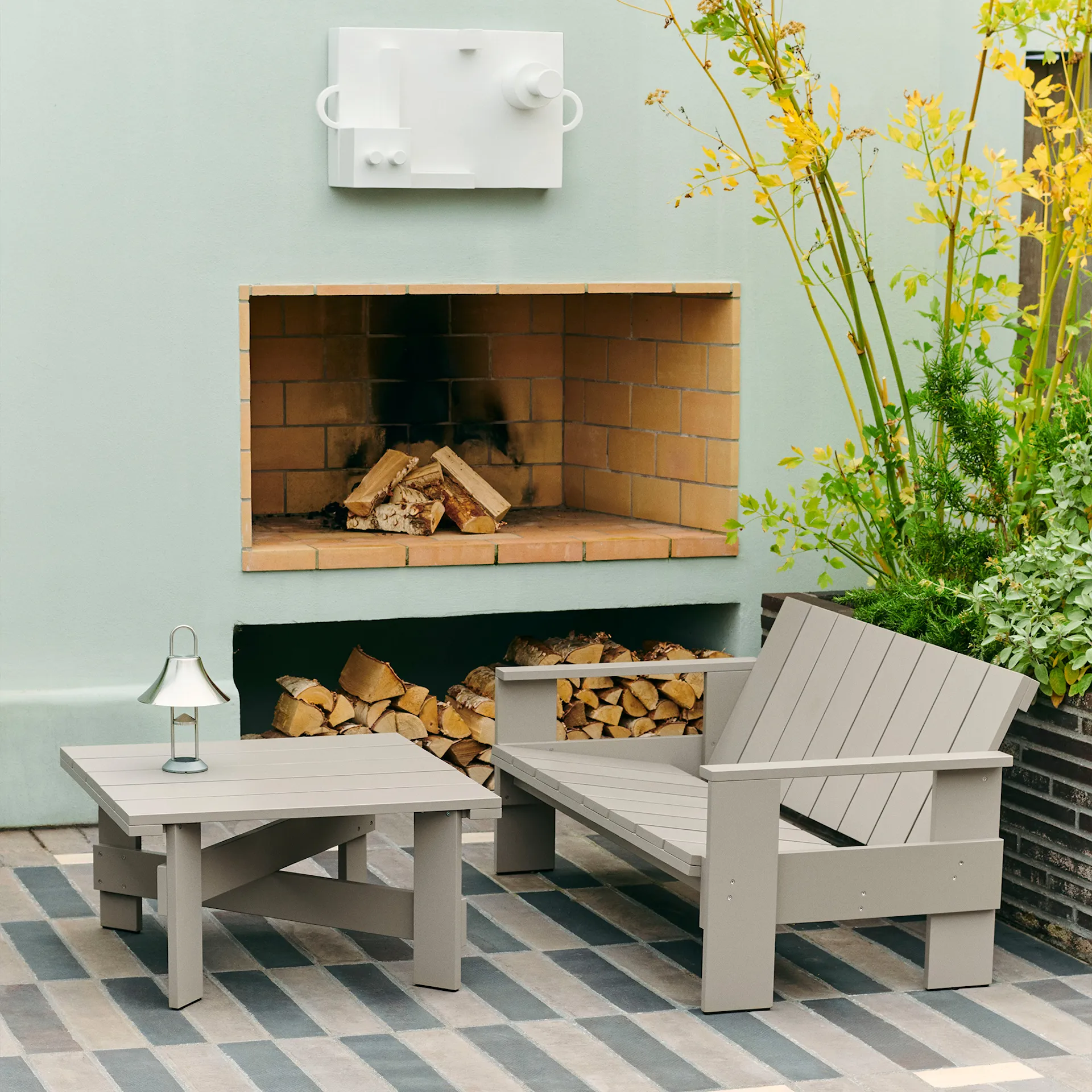 Crate Outdoor Low Table 76 cm - HAY - Gerrit Rietveld - NO GA