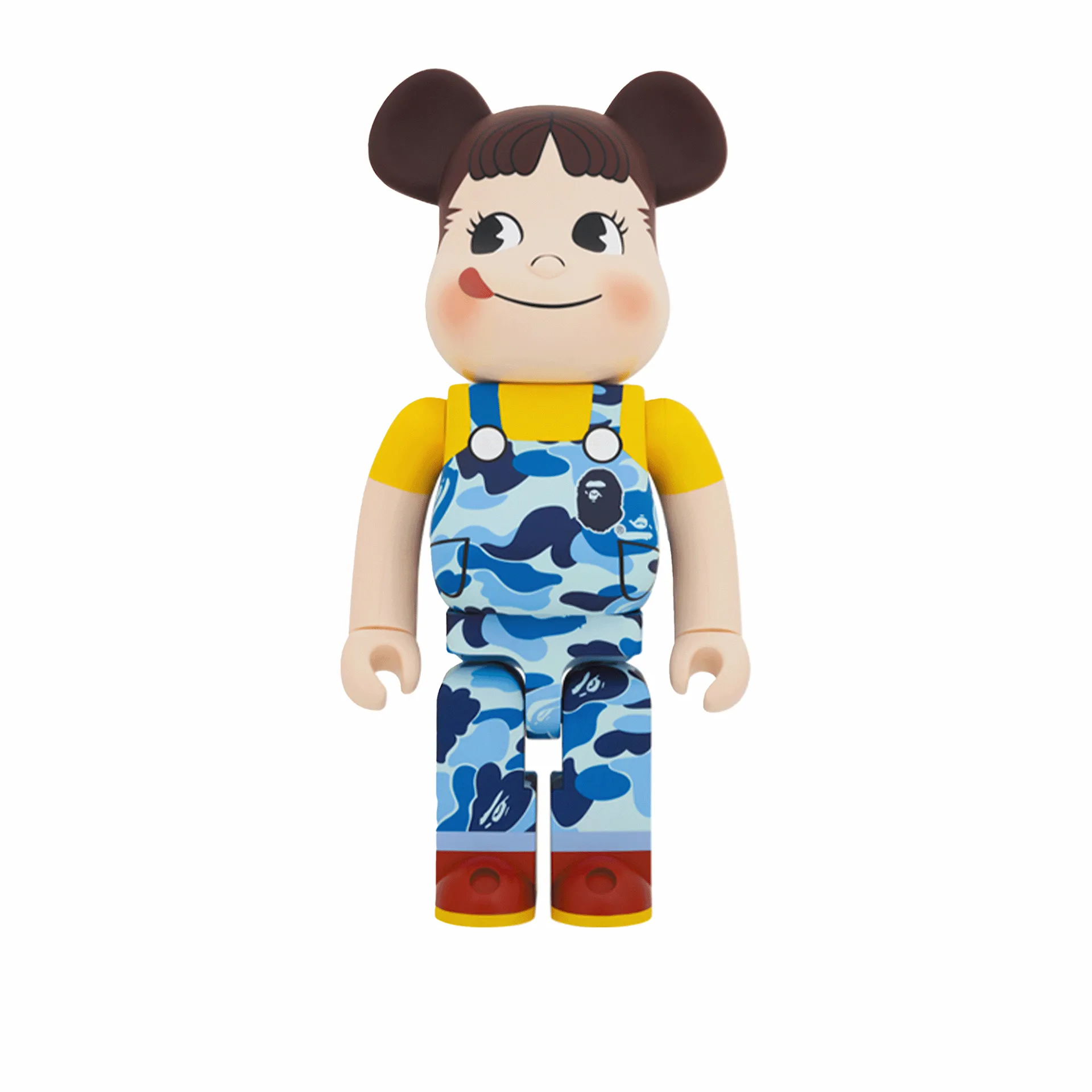 Be@rbrick Bape x Pekochan 1000% (Blue) - Medicom Toy - NO GA