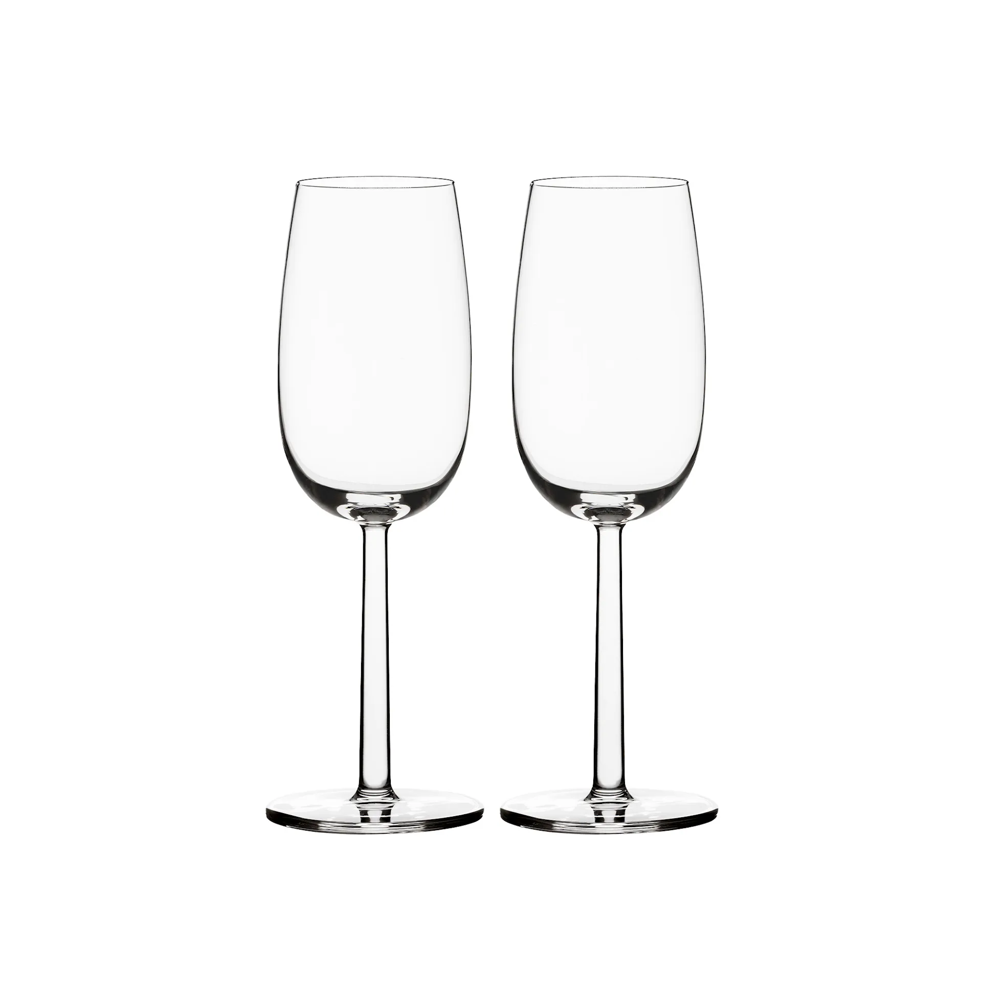 Raami Champagne Glass 2-Pack - Iittala - Jasper Morrison - NO GA