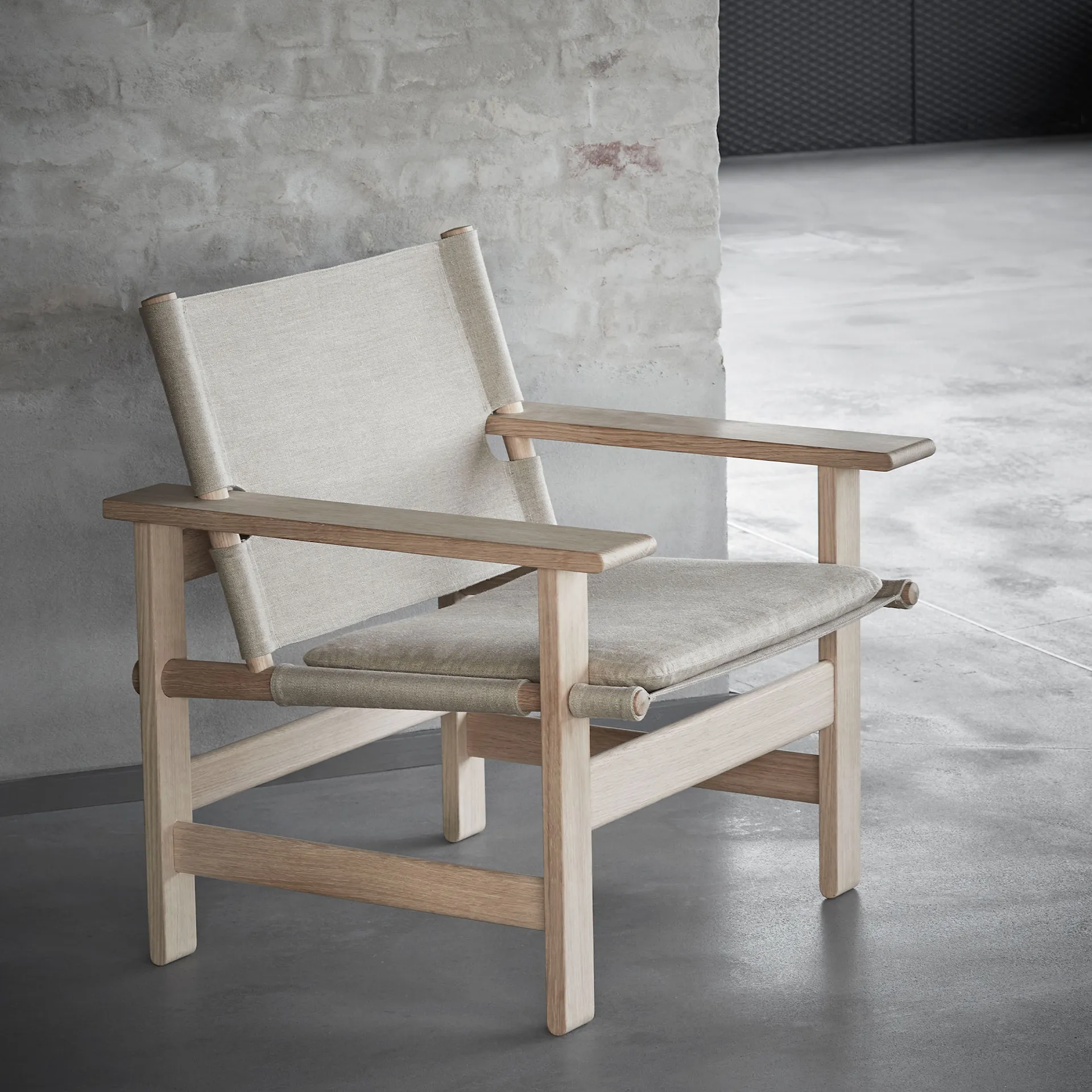 The Canvas Chair with Cushion - Fredericia Furniture - Børge Mogensen - NO GA