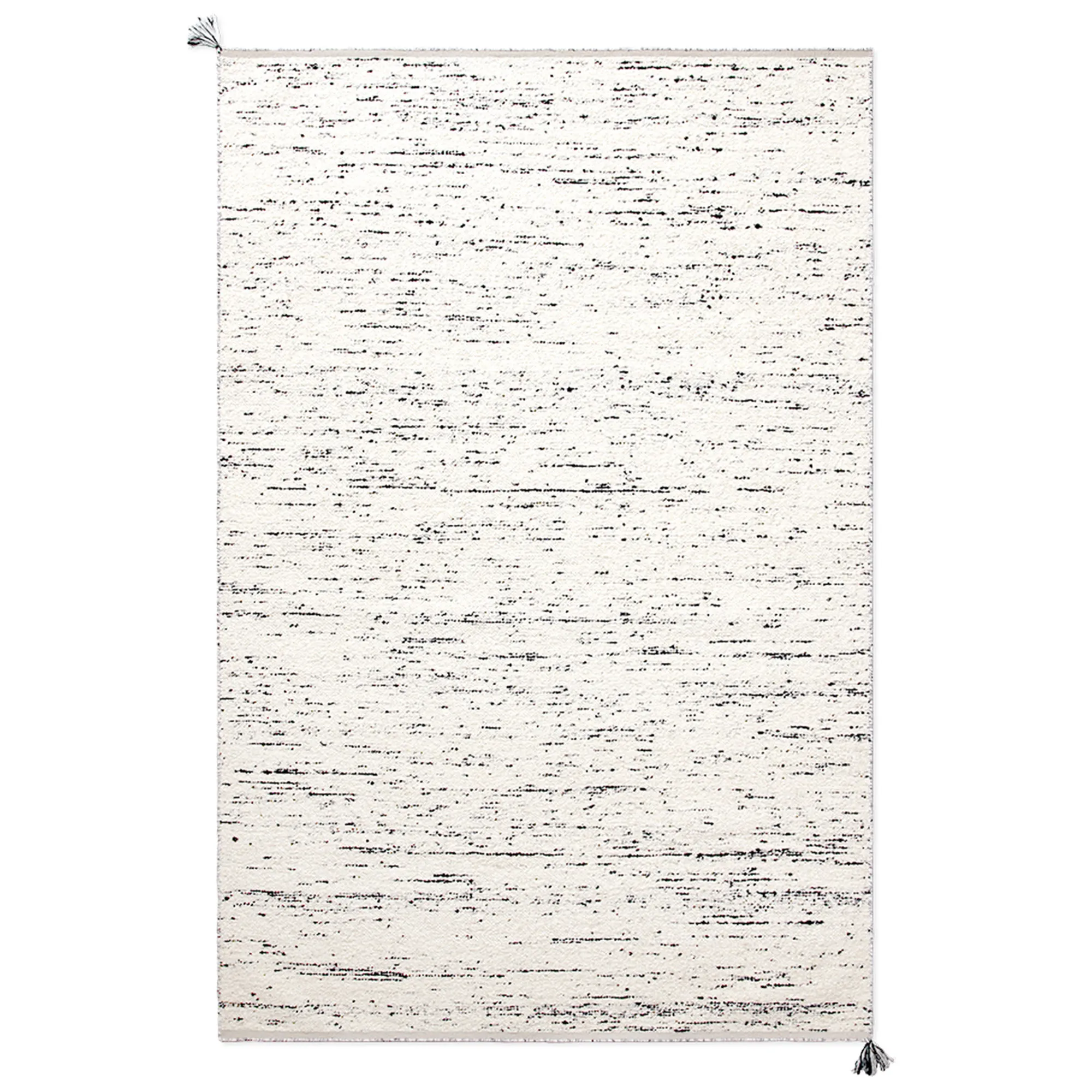 Boucle Cream/Black villamatto - 1
