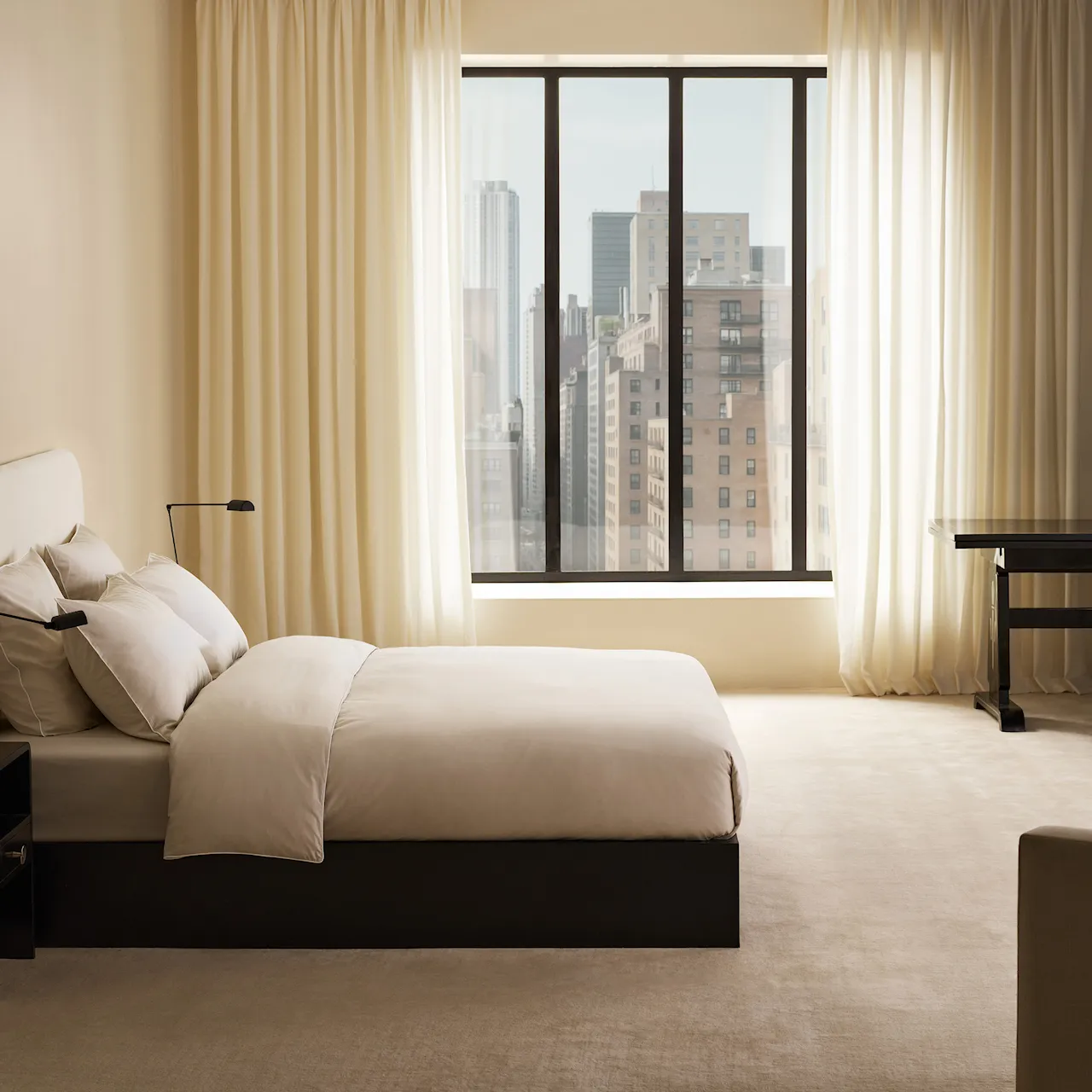 Percale Fitted Sheet Sand