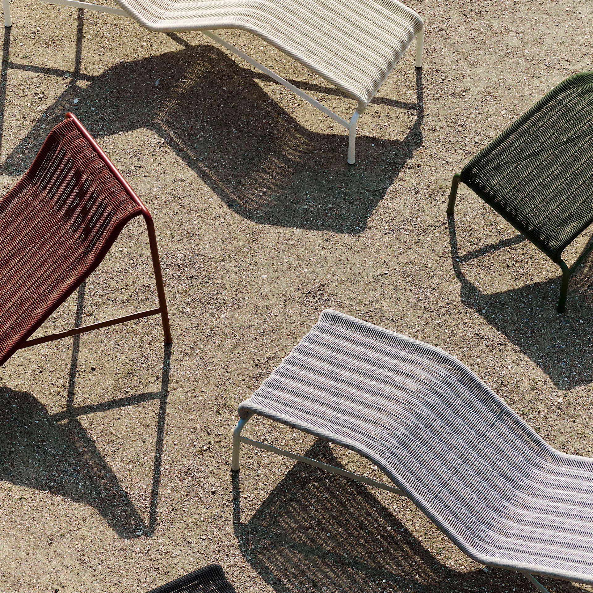 Palisade cord chaise lounge chair - HAY - Ronan & Erwan Bouroullec - NO GA